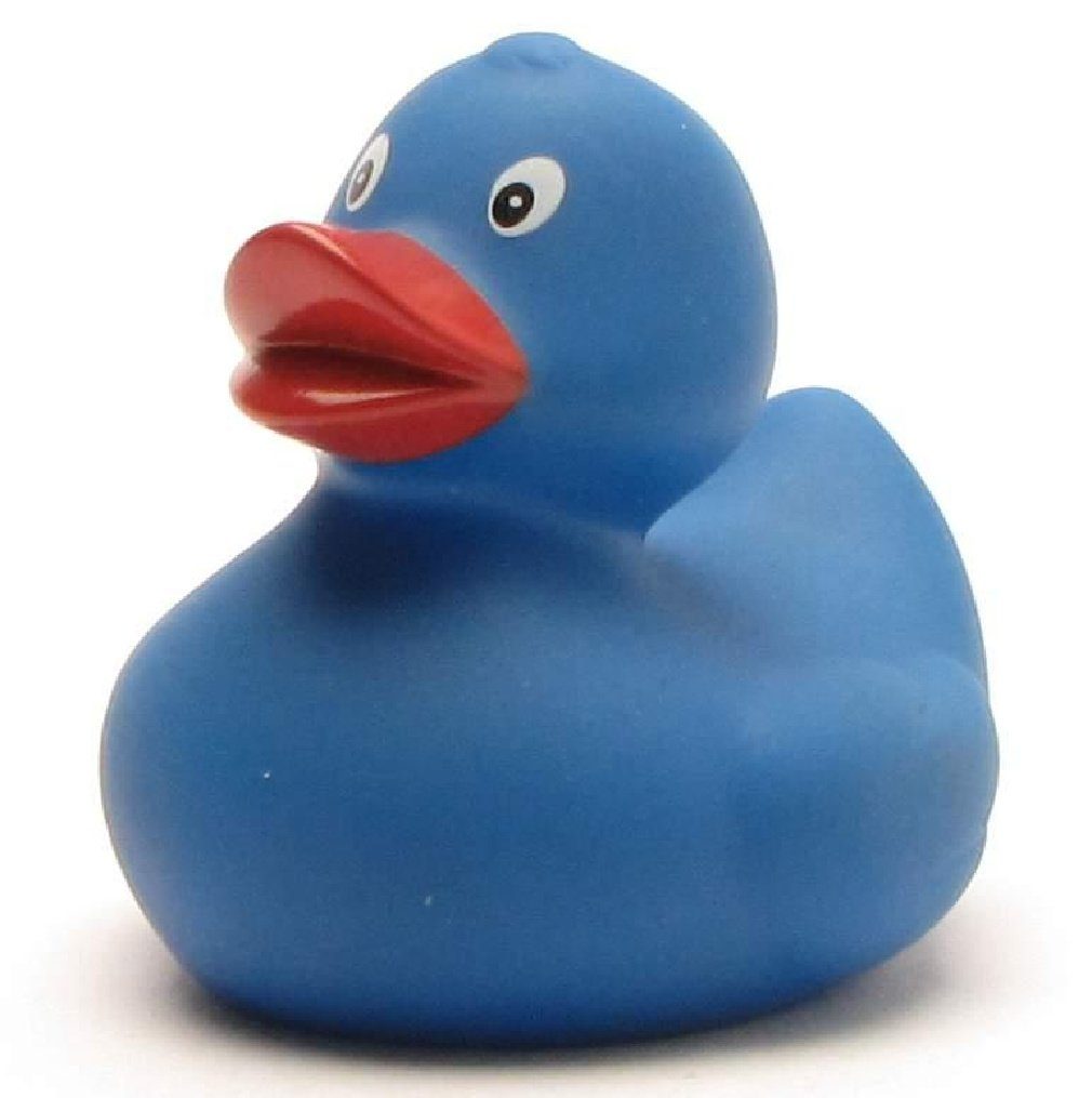 Duckshop Badespielzeug Quietscheentchen blau 6 cm - Badeente