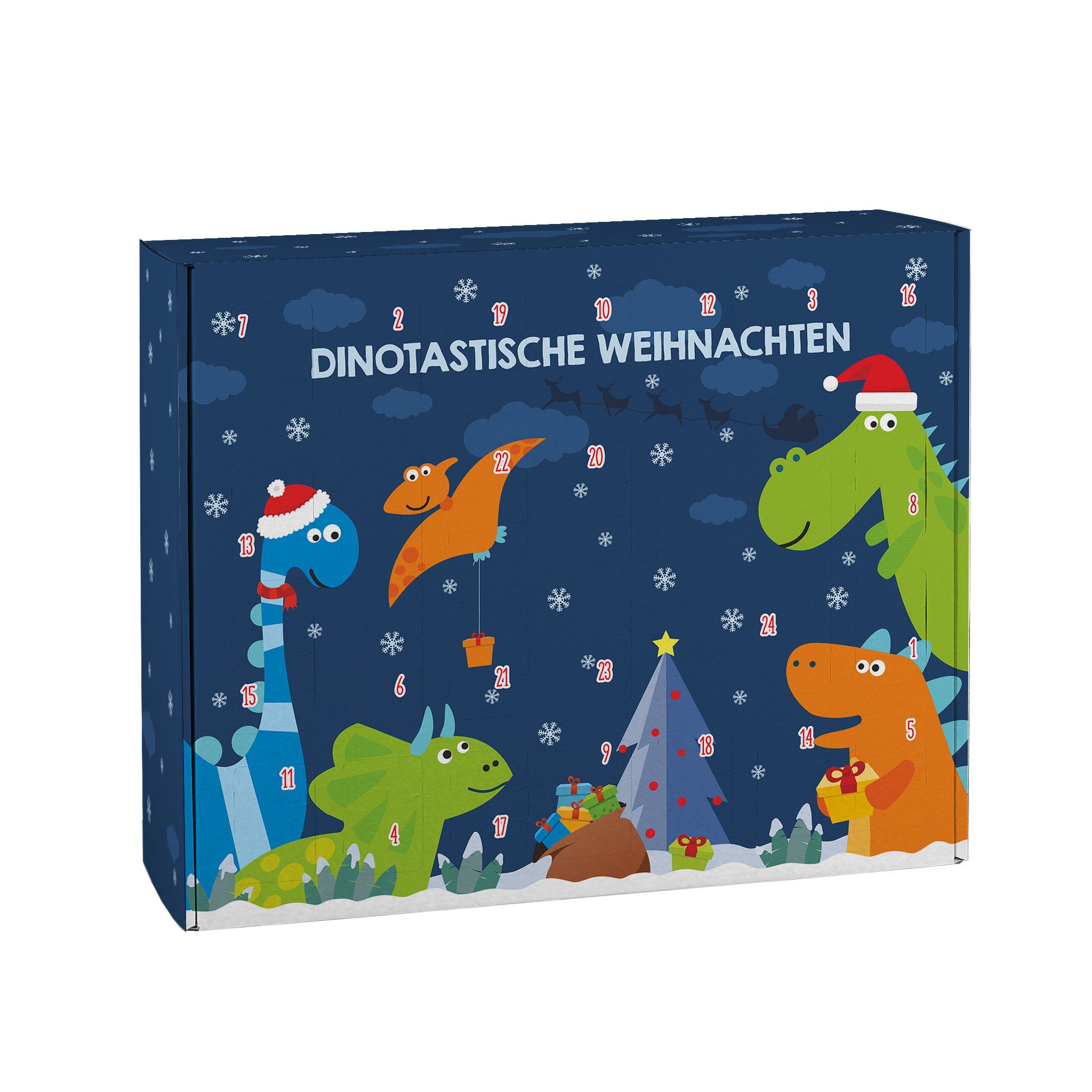 Herz & Heim befüllbarer Adventskalender mit festlichen Motiven zu Weihnachten - DIY Adventskalender, zum selbst Befüllen