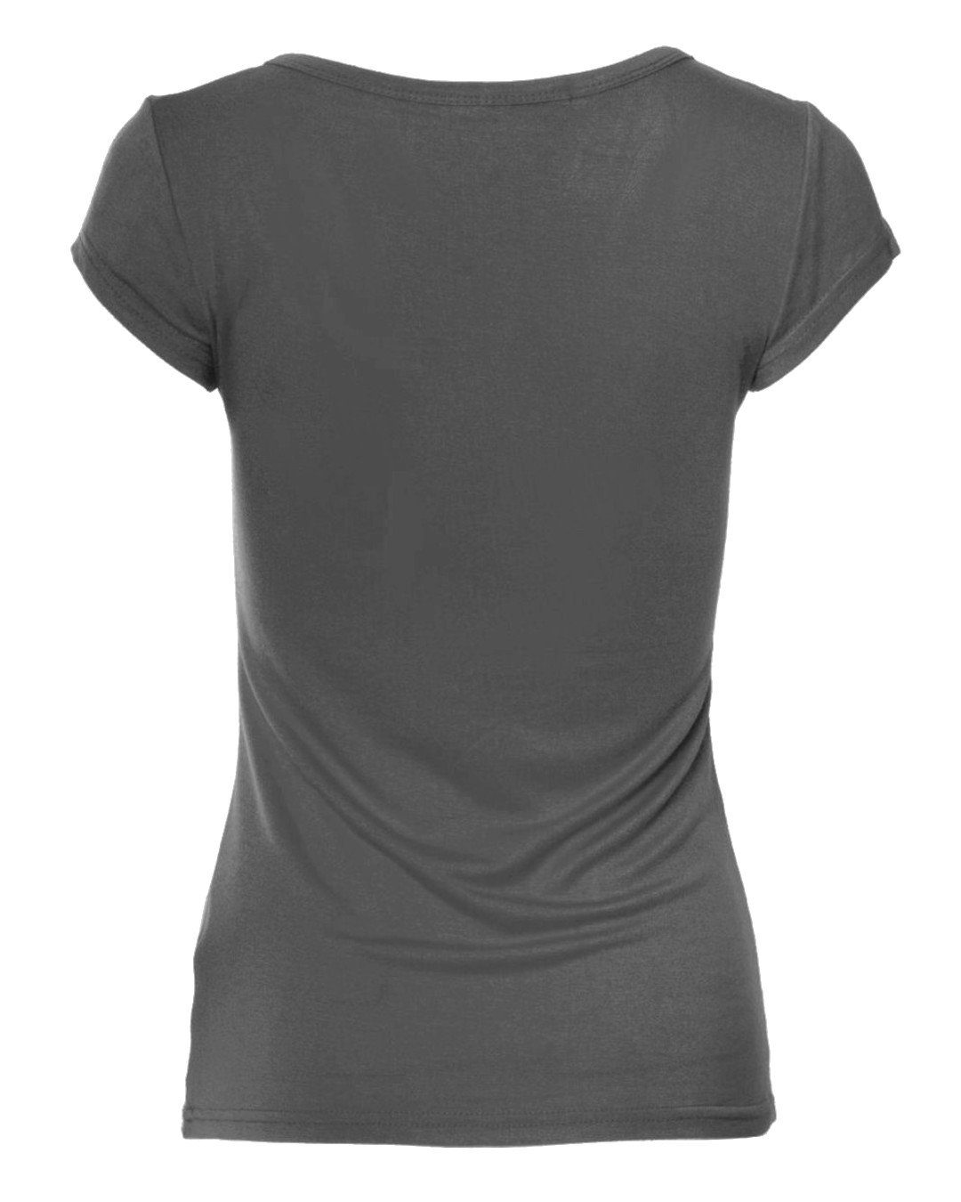 Muse T-Shirt Basic Kurzarm T-Shirt Skinny günstig online kaufen