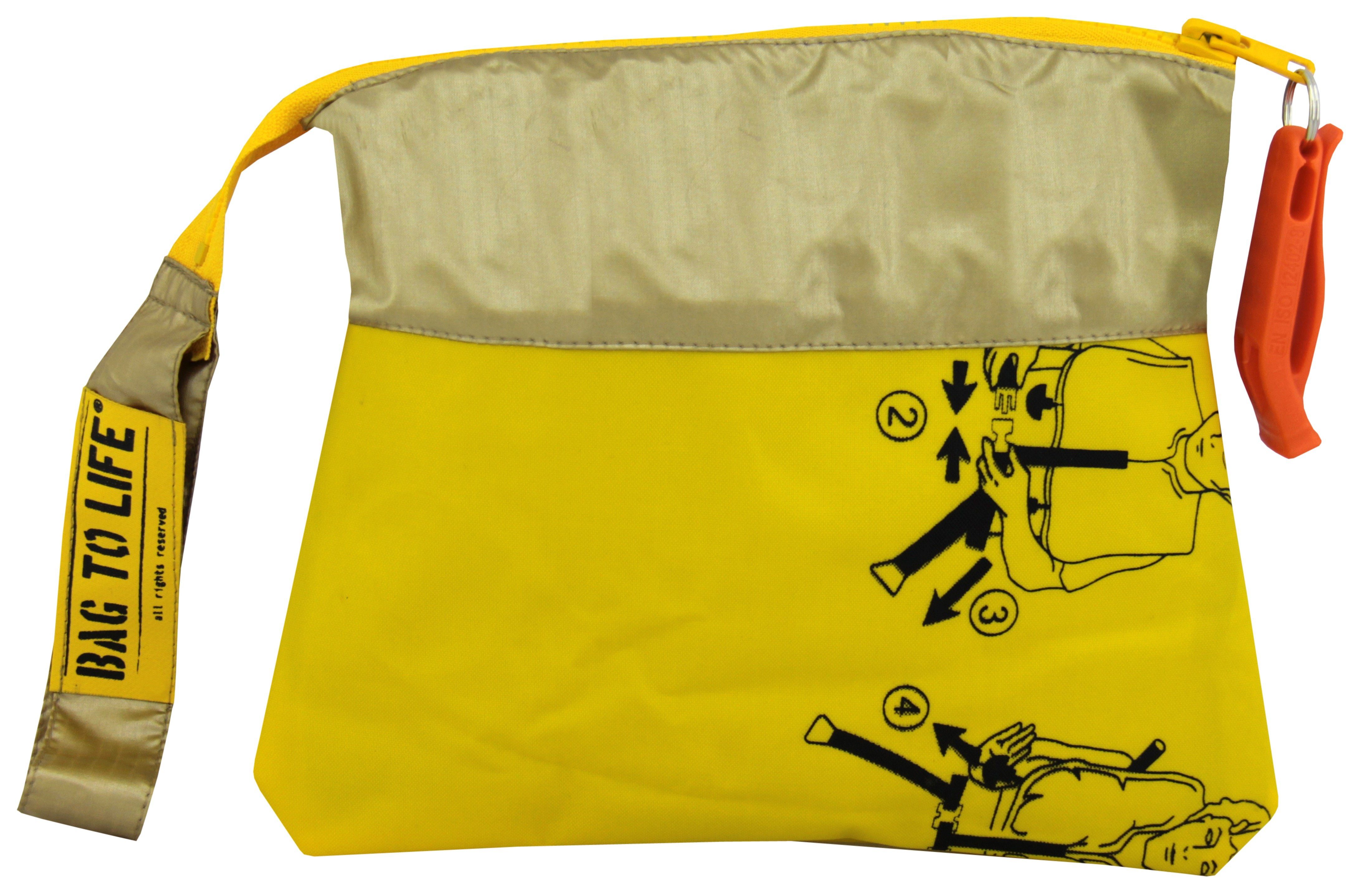 Damen Kulturbeutel Bag to Life Kosmetiktasche Amenity Kit, aus recycelter Rettungsweste