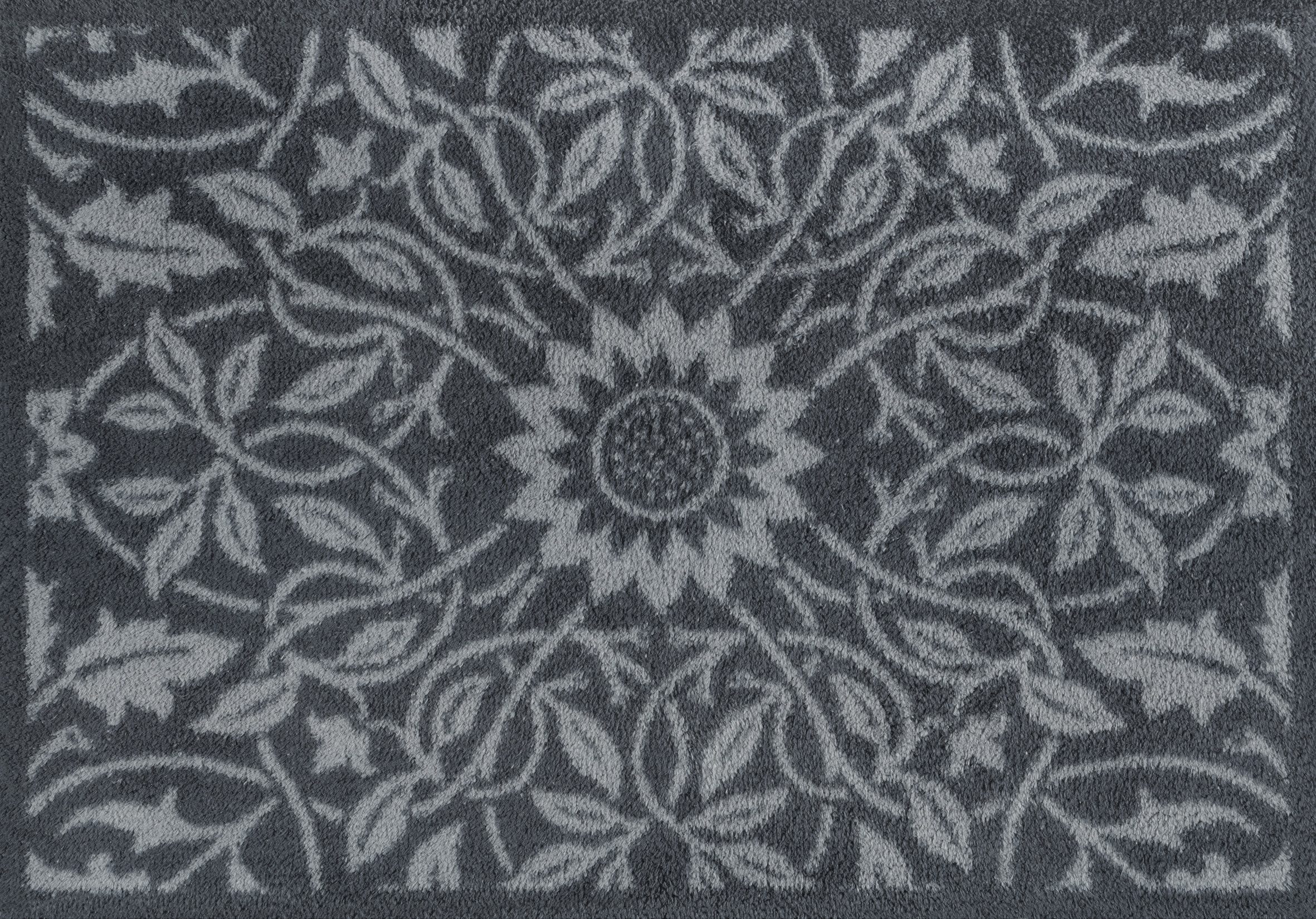 Turtle Mat Fußmatte St James Ceiling Grey, rechteckig, Höhe: 9 mm