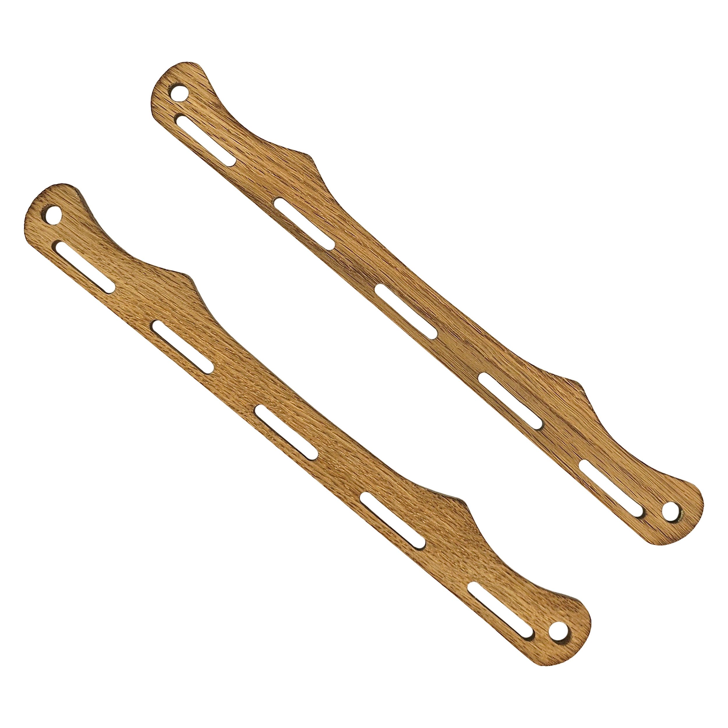 Vehi Mercatus Ritter-Kostüm 1 Paar Wikinger Taschenbügel Eiche "Haithabu" 27 cm