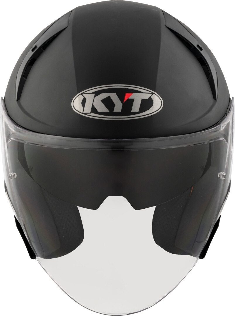 KYT Motorradhelm TTR-Jet Plain Jethelm, integriertes Sonnenvisier