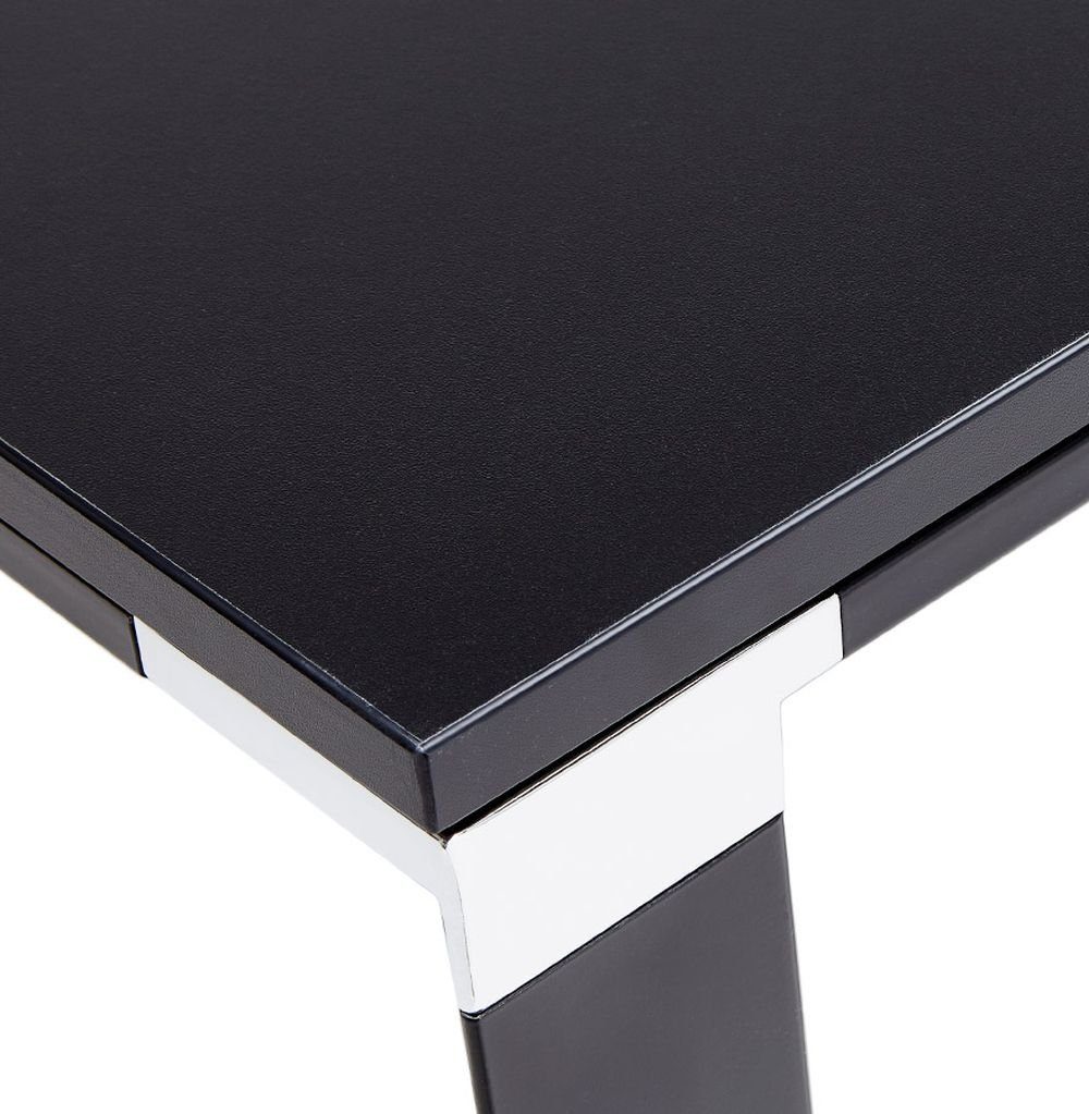 LUNDY PC-Tisch Laptoptisch KADIMA Schreibtisch Schwarz/Weiß Schreibtisch DESIGN Büro