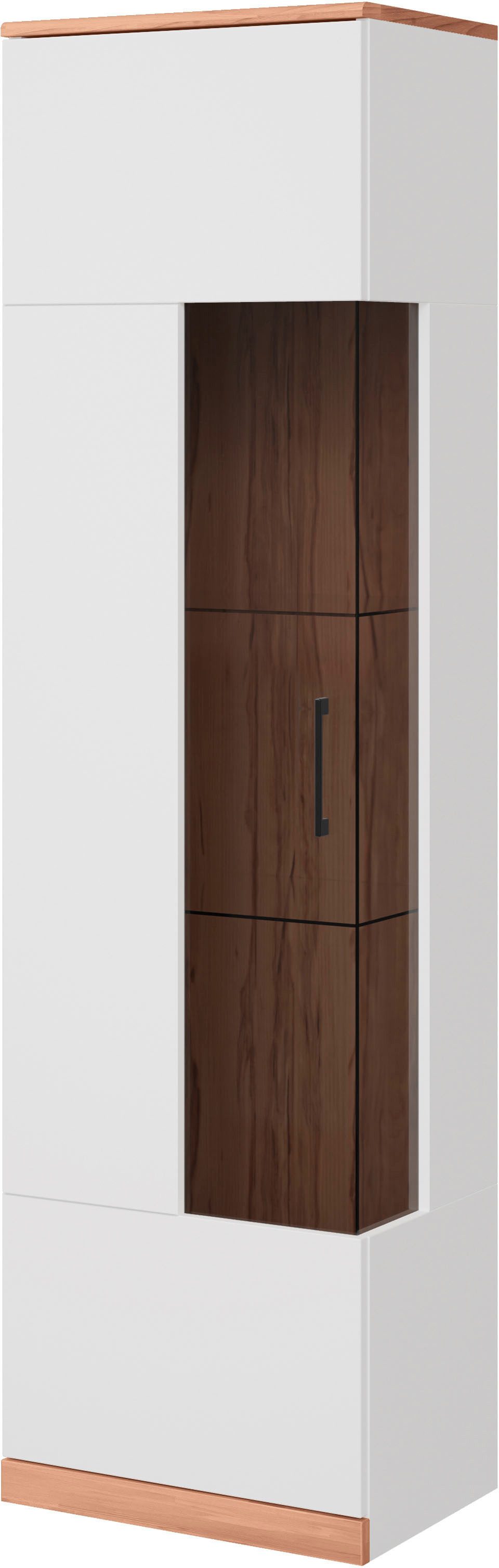 Home affaire Vitrine Ribe,180cm hoch,5 Fächer,2 Glasböden variabel einsetzb günstig online kaufen