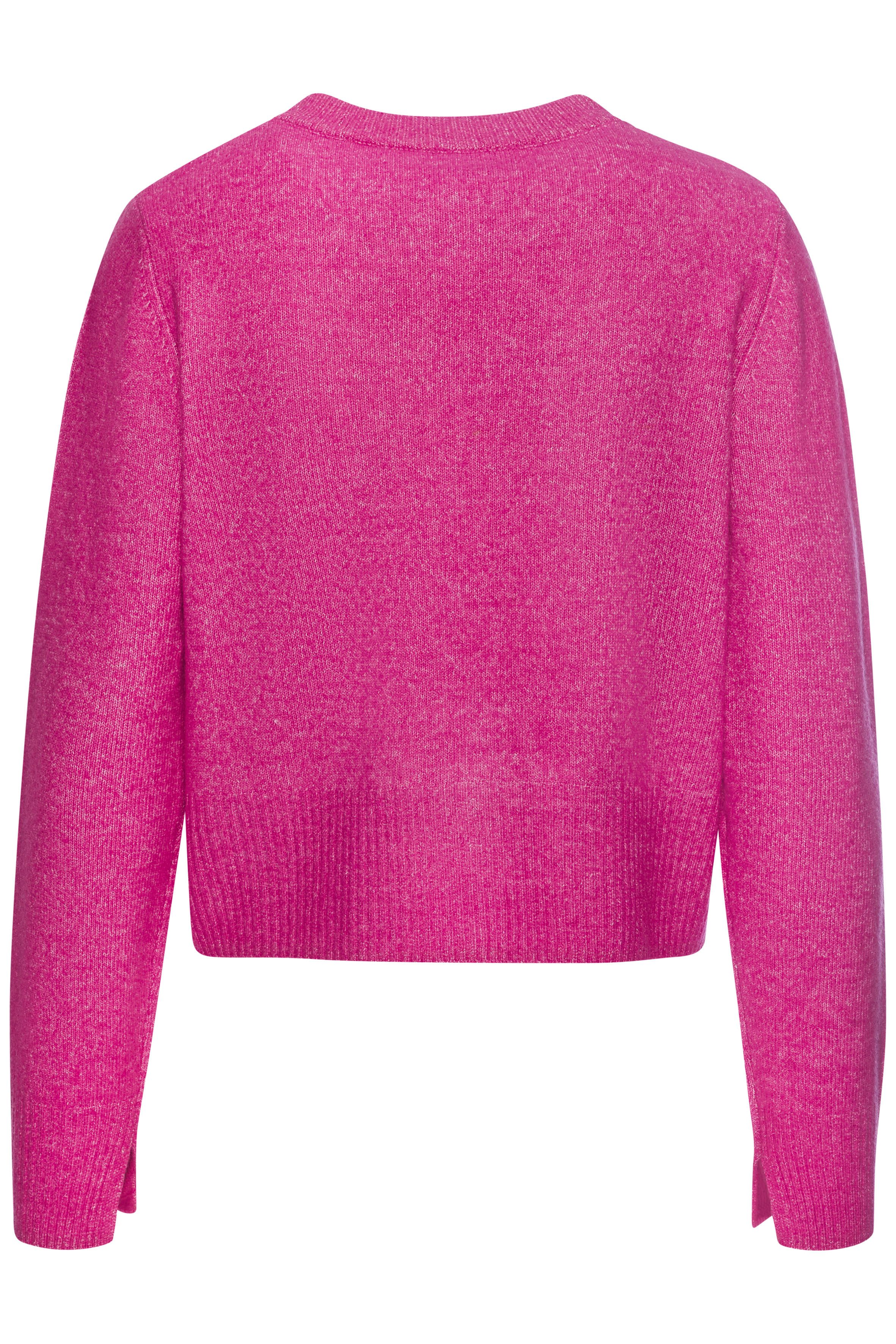 LASCANA Strickjacke in leicht verkürzter Form mit breitem Rippstrickbündchen aus kuschelweichem Strick, Cardigan mit langen Ärmeln, Basic – Bild 4 von 5