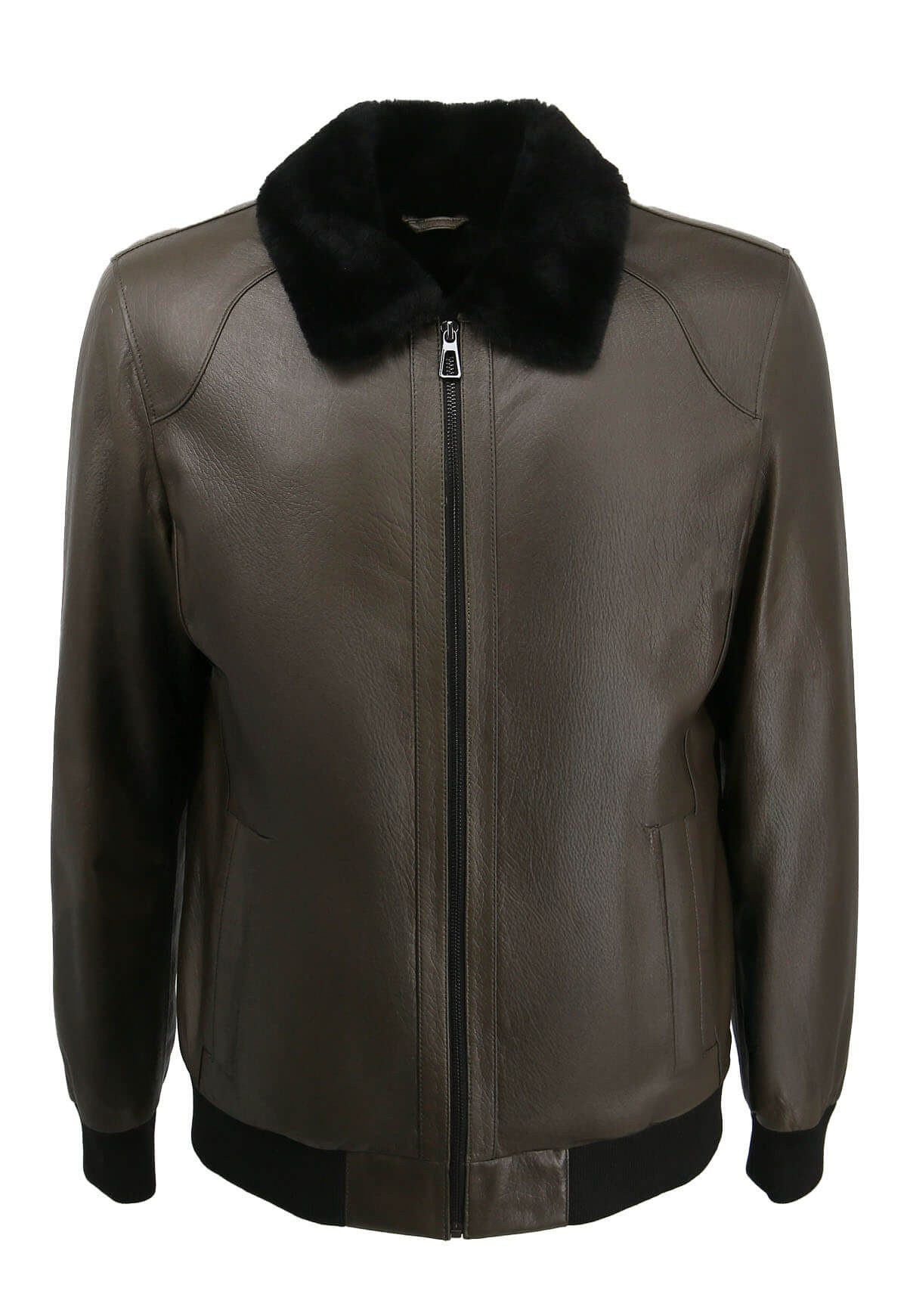 Hollert Winterjacke Lammfelljacke Hakon Khaki günstig online kaufen