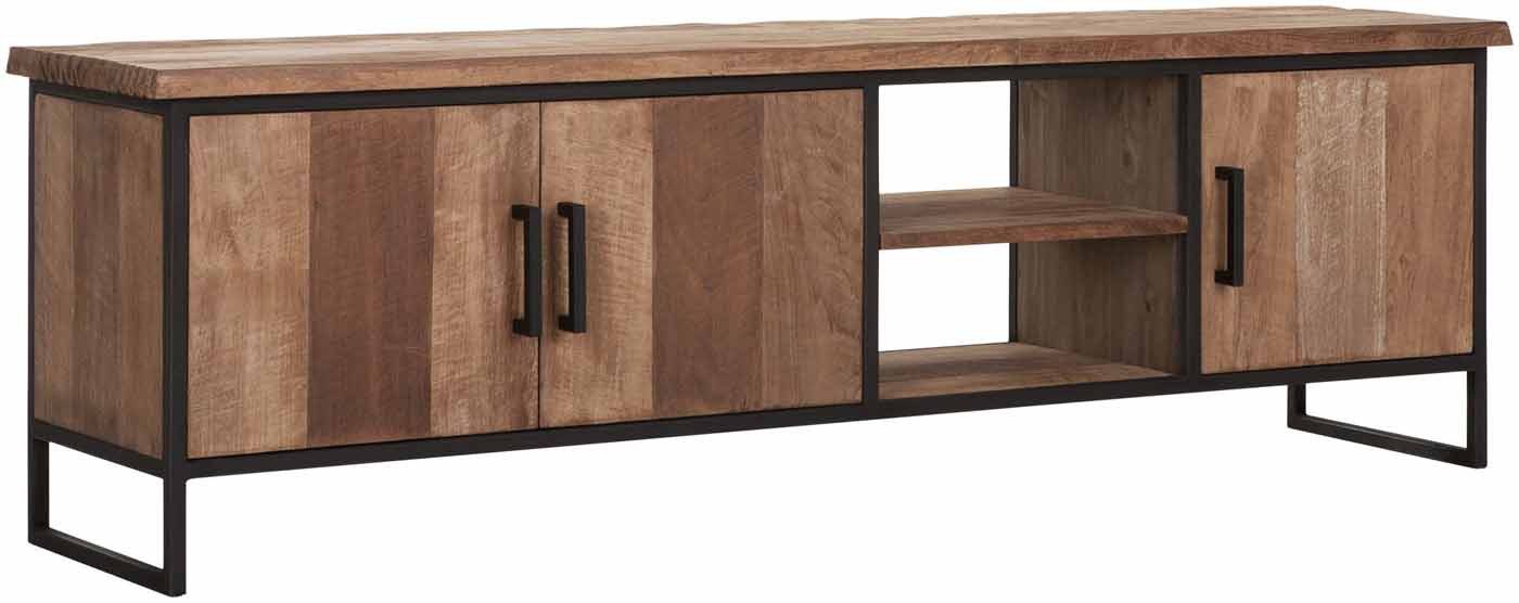 Must Living TV-Board Beam mit Türen, 180 cm Natur