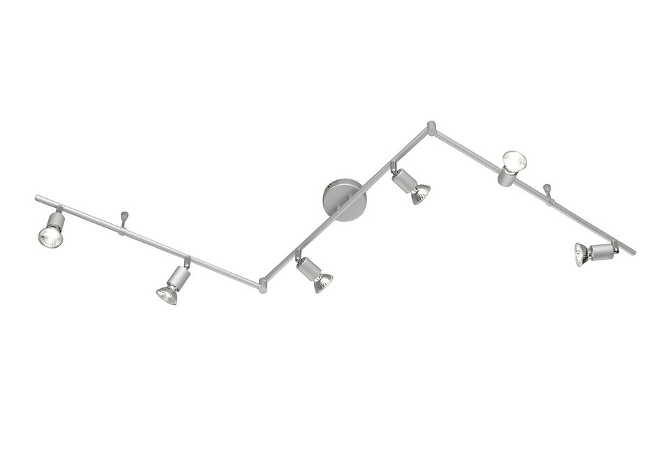 6-flammige Halogen-Deckenlampe von TRIO LEUCHTEN