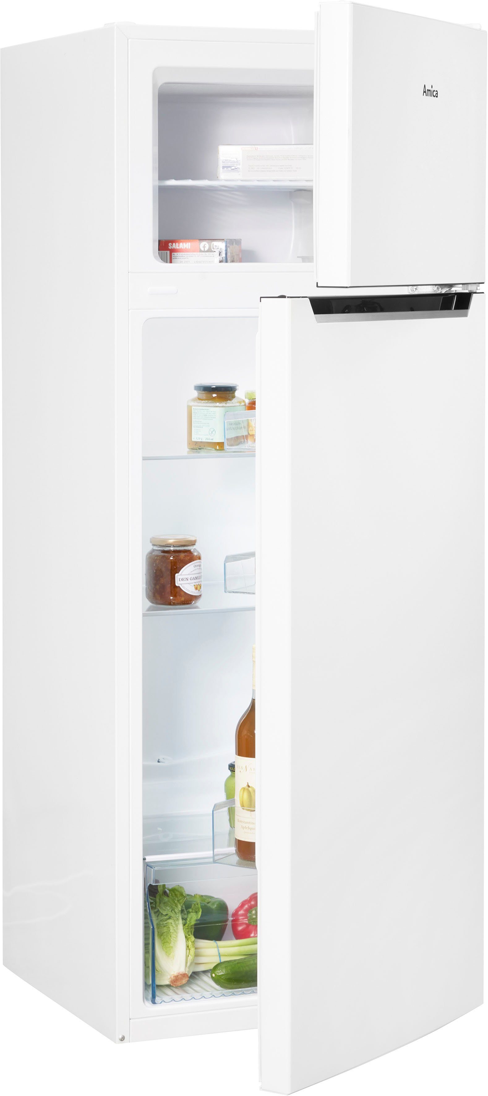 Amica Kühl-/Gefrierkombination DT 374 160 W, 144 cm hoch, 54 cm breit