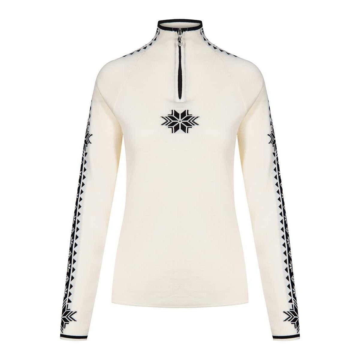 Dale of Norway Sweatshirt Geilo Fem Sweater Eleganter Damenpullover aus hautweicher Merinowolle, ideal für