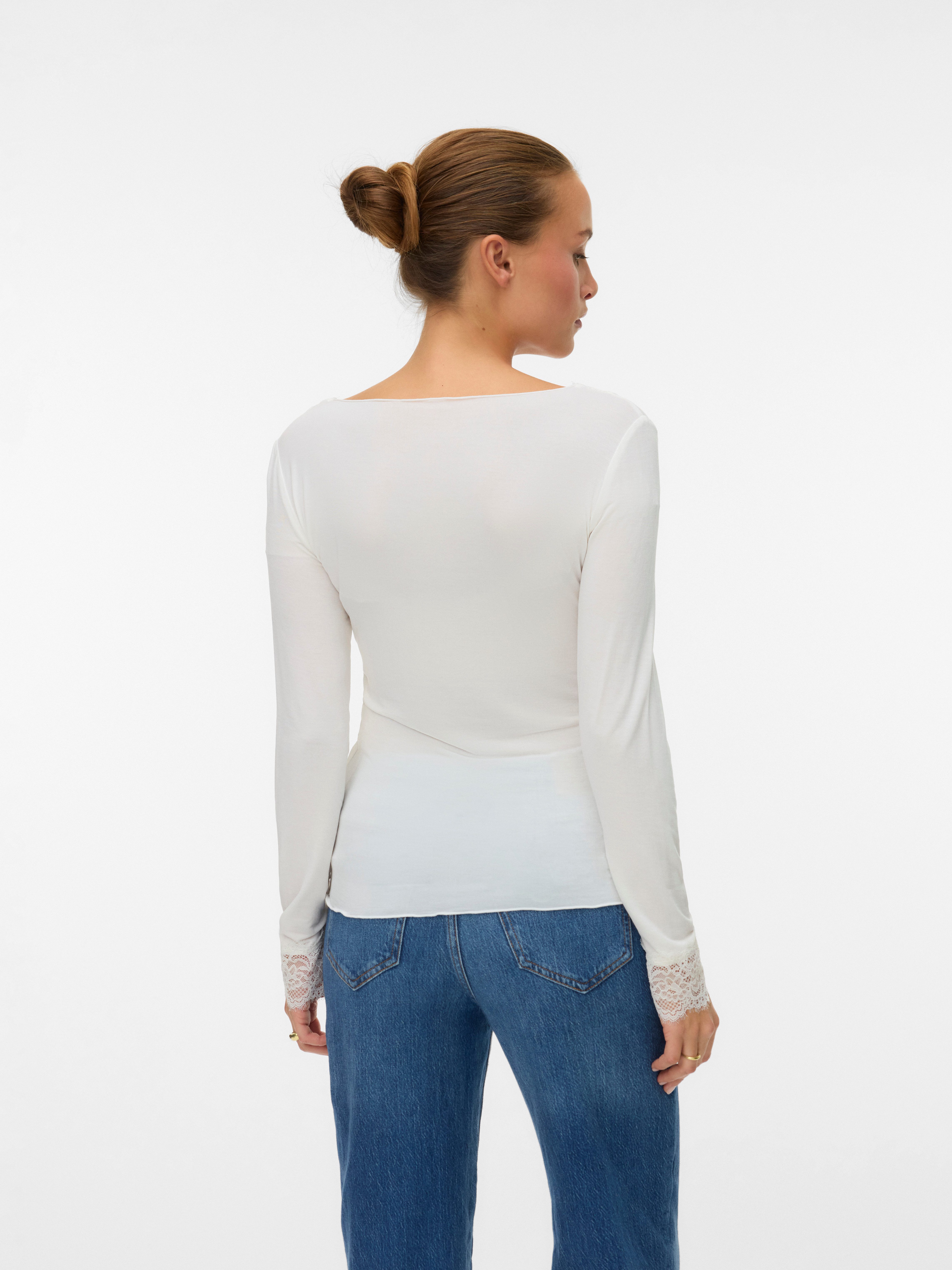 Vero Moda Langarmshirt VMSKYE LS V-NECK günstig online kaufen