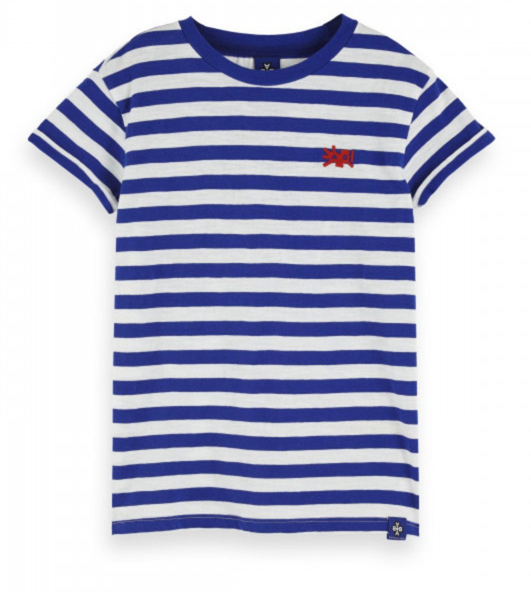 Scotch & Soda T-Shirt Mädchen T-Shirt aus Baumwolle mit Streifen