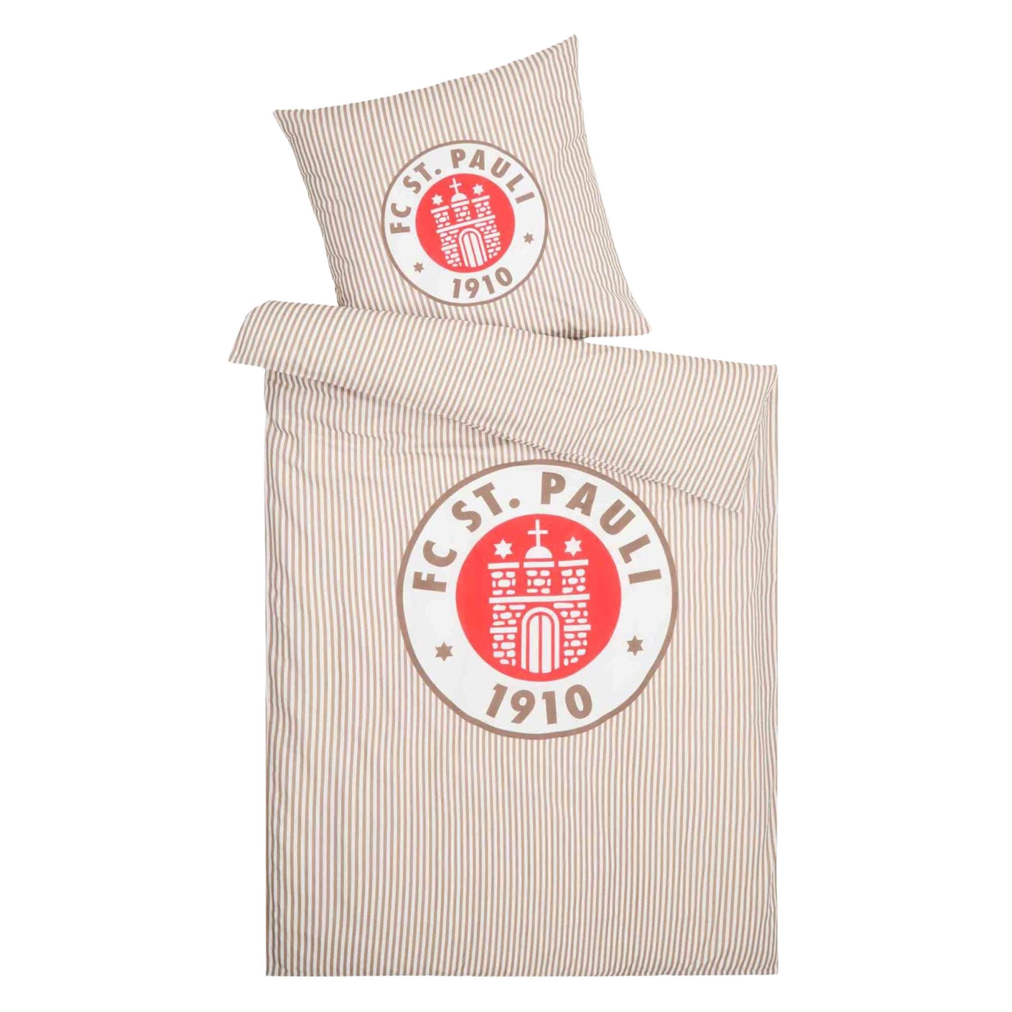 FC St. Pauli Bettwäsche FC St. Pauli - Bettwäsche "Logo Streifen"