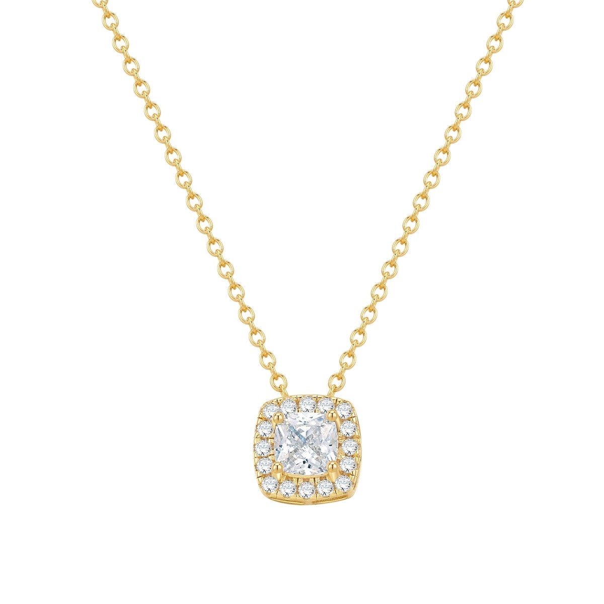 Silberkette gelbgold