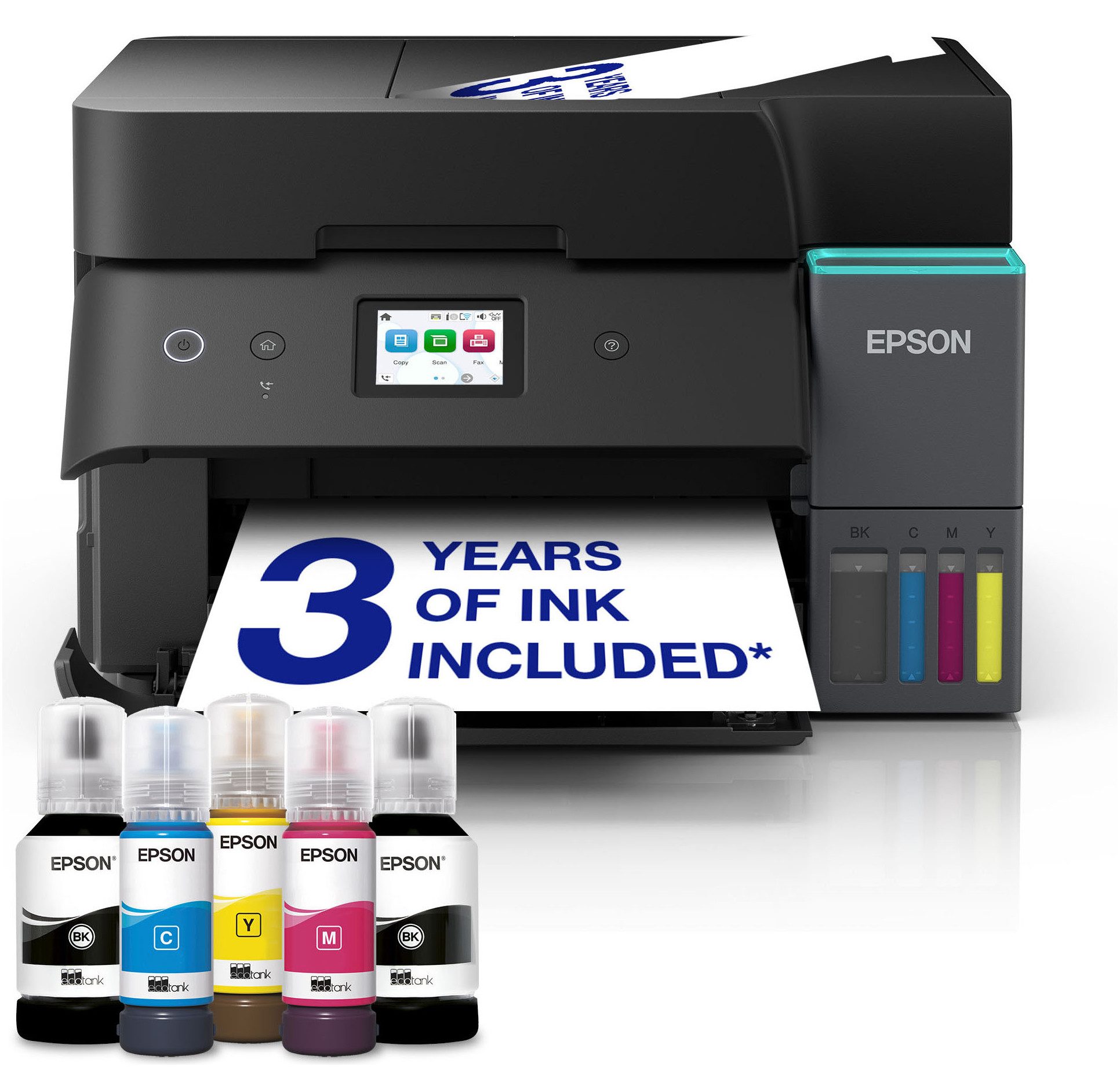 Epson EcoTank ET-4955 Multifunktionsdrucker, (LAN (Ethernet), WLAN (Wi-Fi), Wi-Fi Direct)