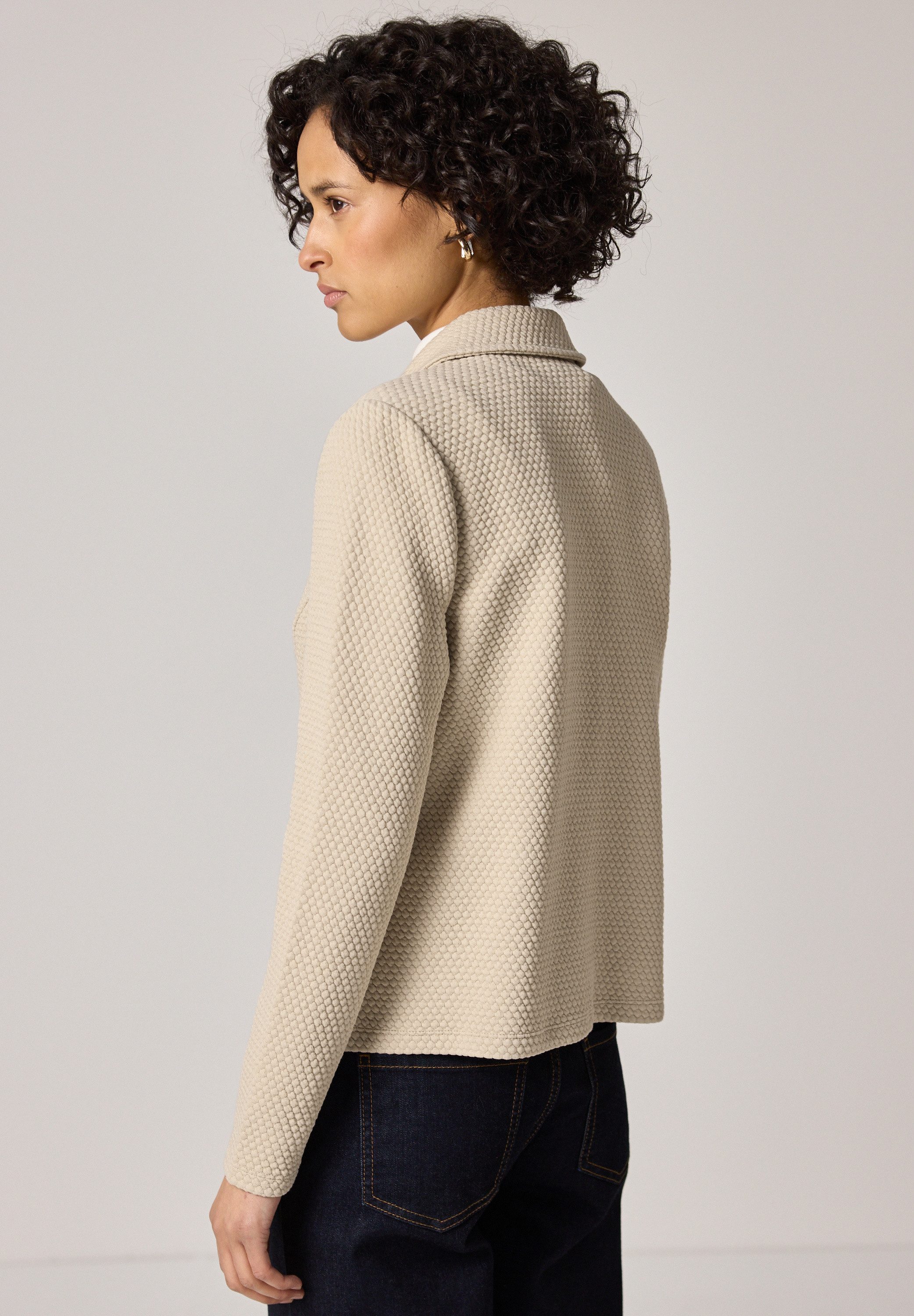 STREET ONE Kurzblazer mit Struktur-Muster