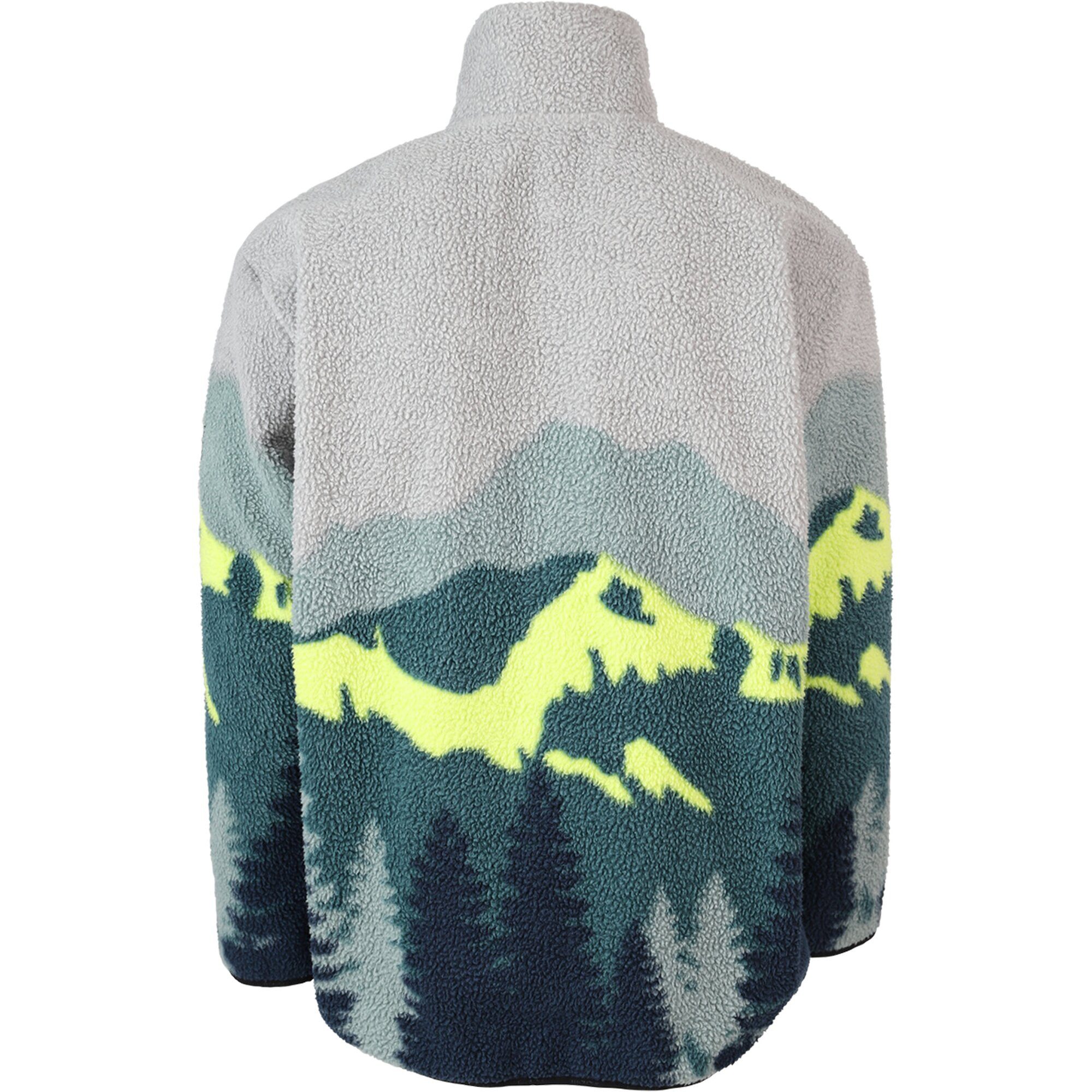 Brunotti Longpullover Rodrigo-Mountain Men Fleece MOUNTAIN PANEL FUEL GREEN