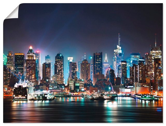 Artland Wandbild »New York City Times Square«, Amerika (1 Stück), in vielen Größen & Produktarten - Alubild / Outdoorbild für den Außenbereich, Leinwandbild, Poster, Wandaufkleber / Wandtattoo auch für Badezimmer geeignet-Otto