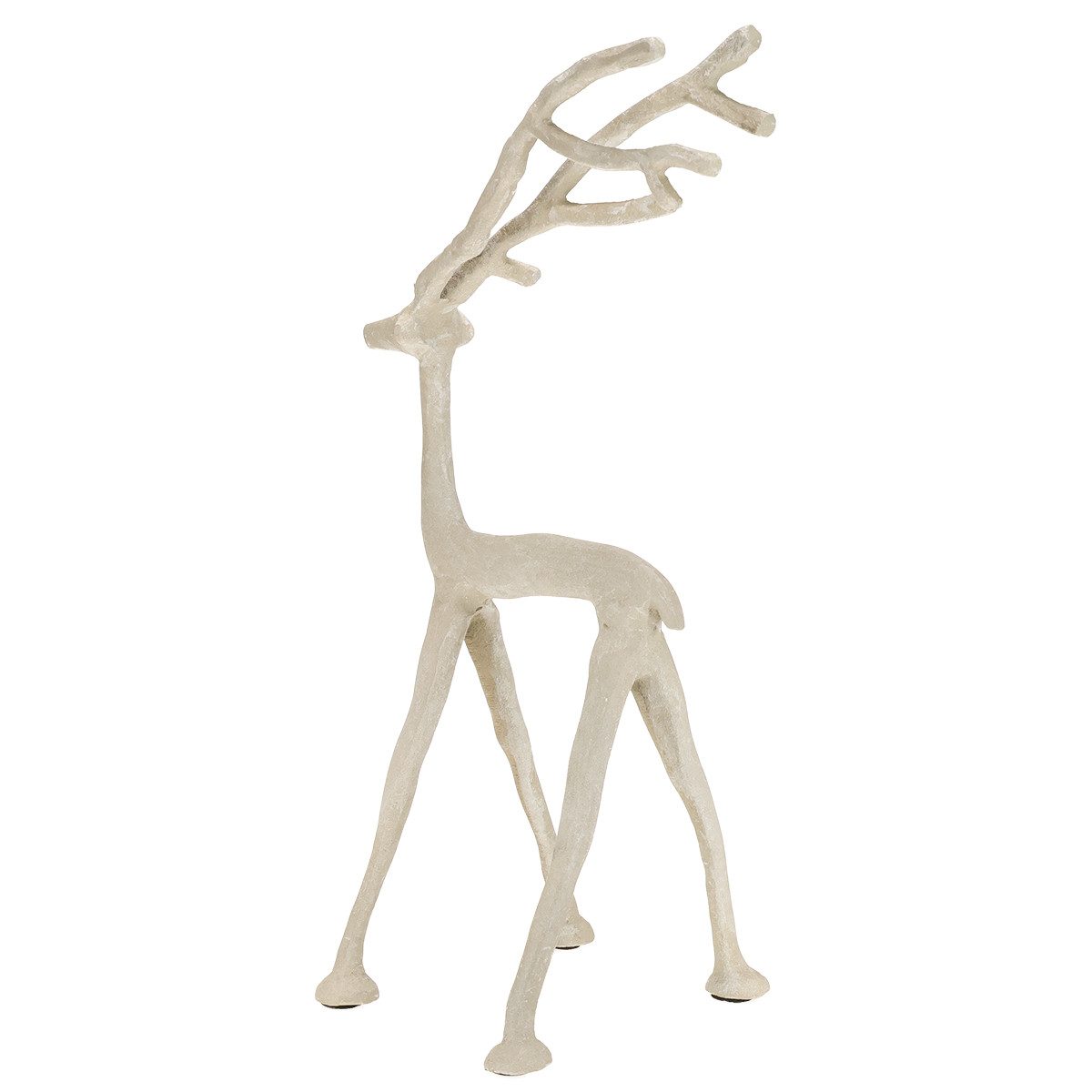 Posiwio Weihnachtsmann Deko Rentier Metallfigur Hirsch Modernes Design Wohnaccessoire