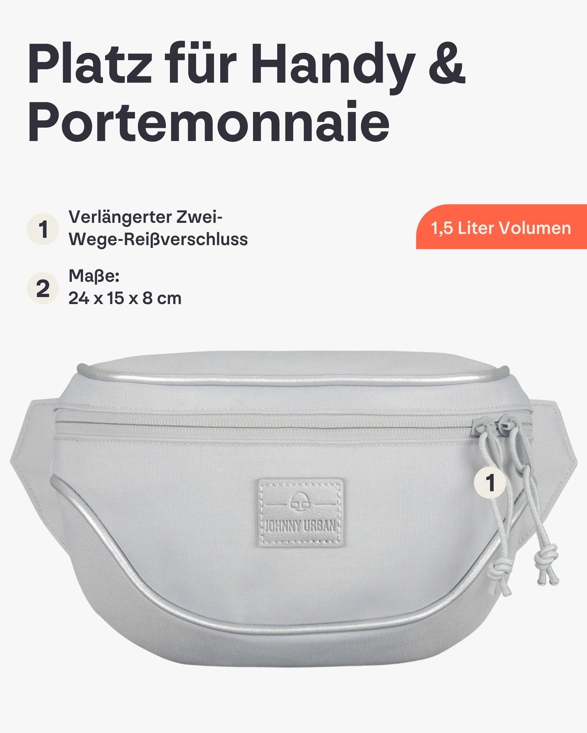 Johnny Urban Gürteltasche Ben Bauchtasche Damen Herren Wasserabweisend (1-tlg), Größenverstellbar, Wasserabweisend