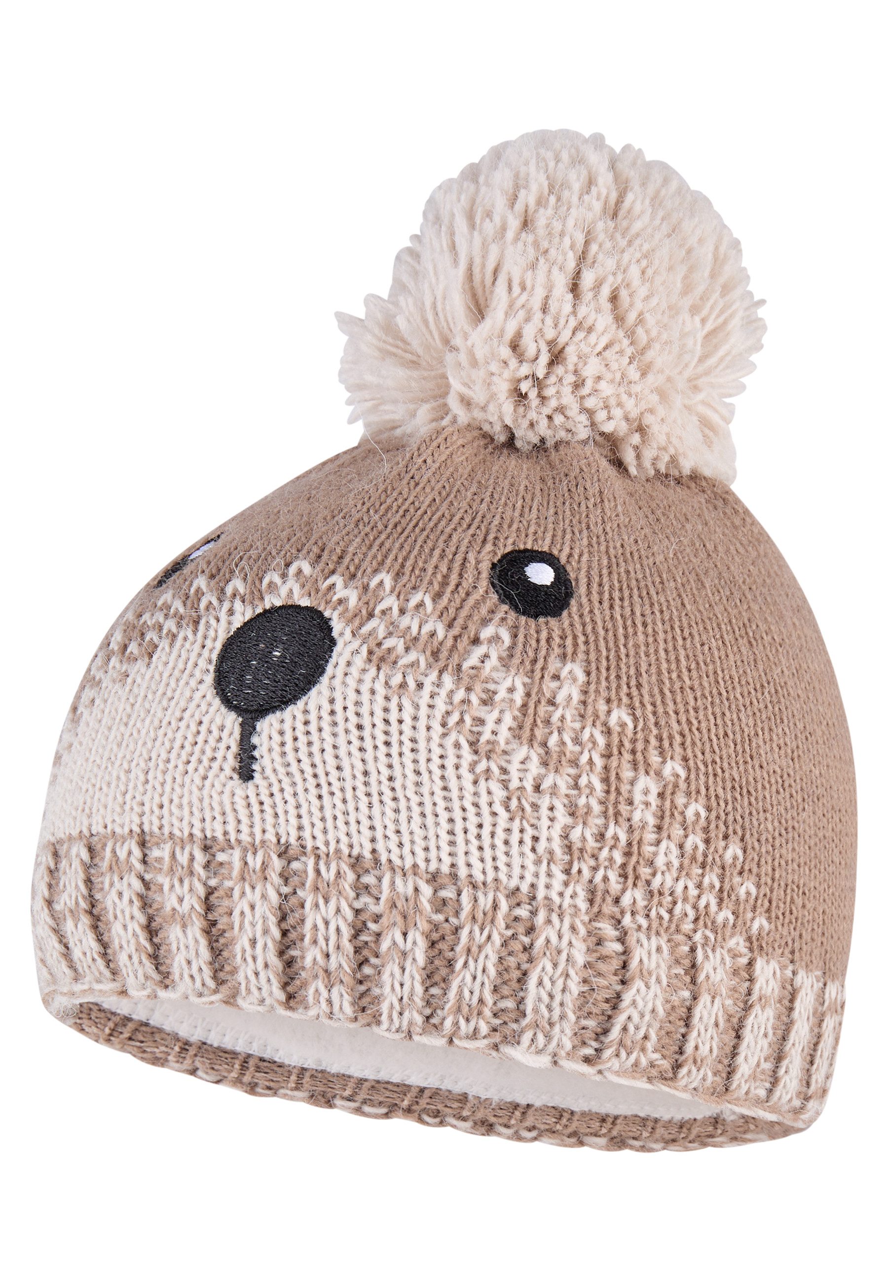 Sterntaler® Bommelmütze Bommelmütze Bär (1-St)