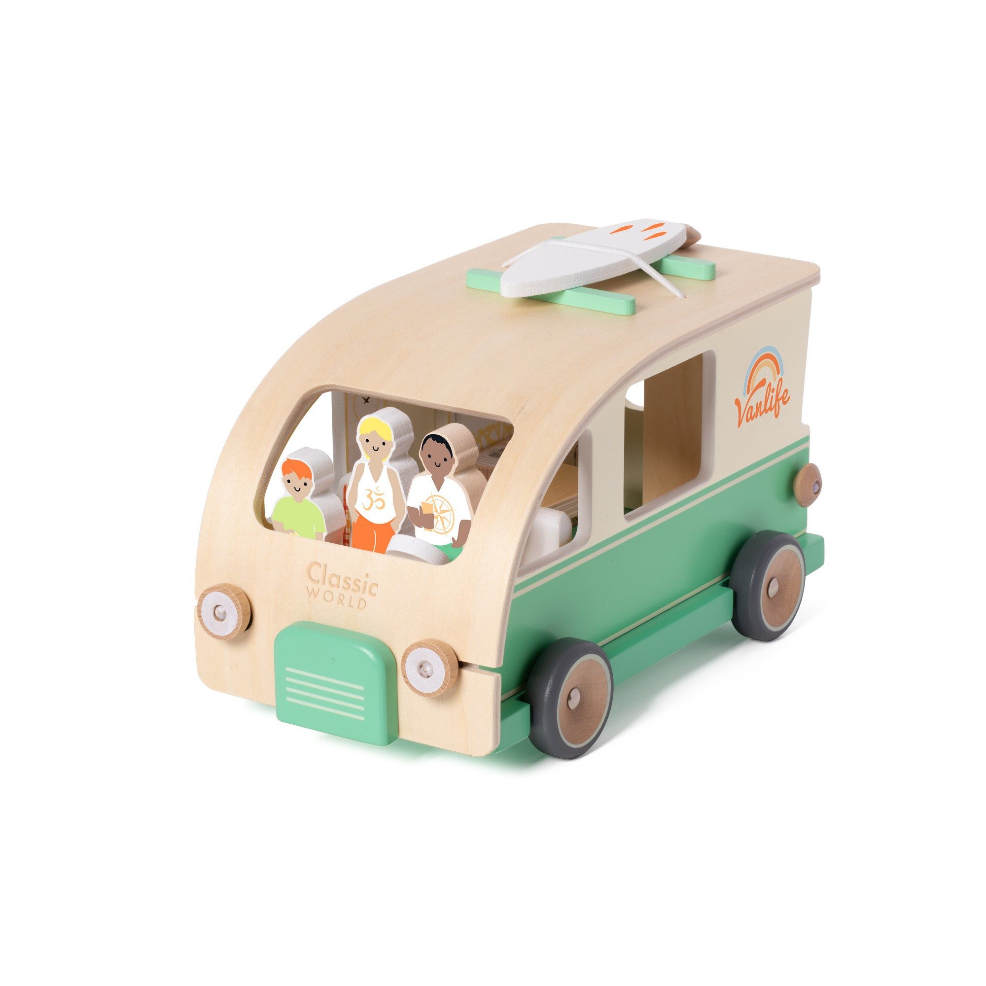 Classic World Spielzeug-Bus Classic World - Wohnmobil - 24,8x14x14,8cm - ab 18 Monaten