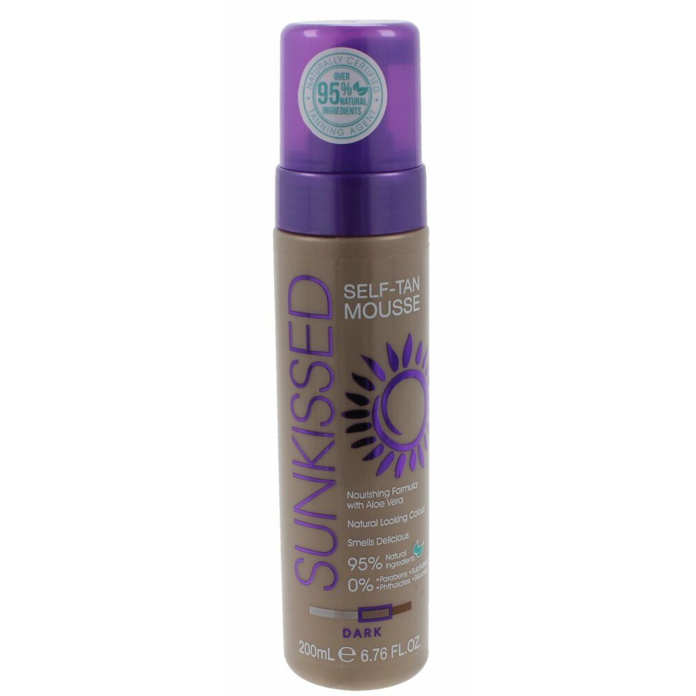 SUNKISSED Körperpflegemittel Self Tanning Mousse 200ml - Dark