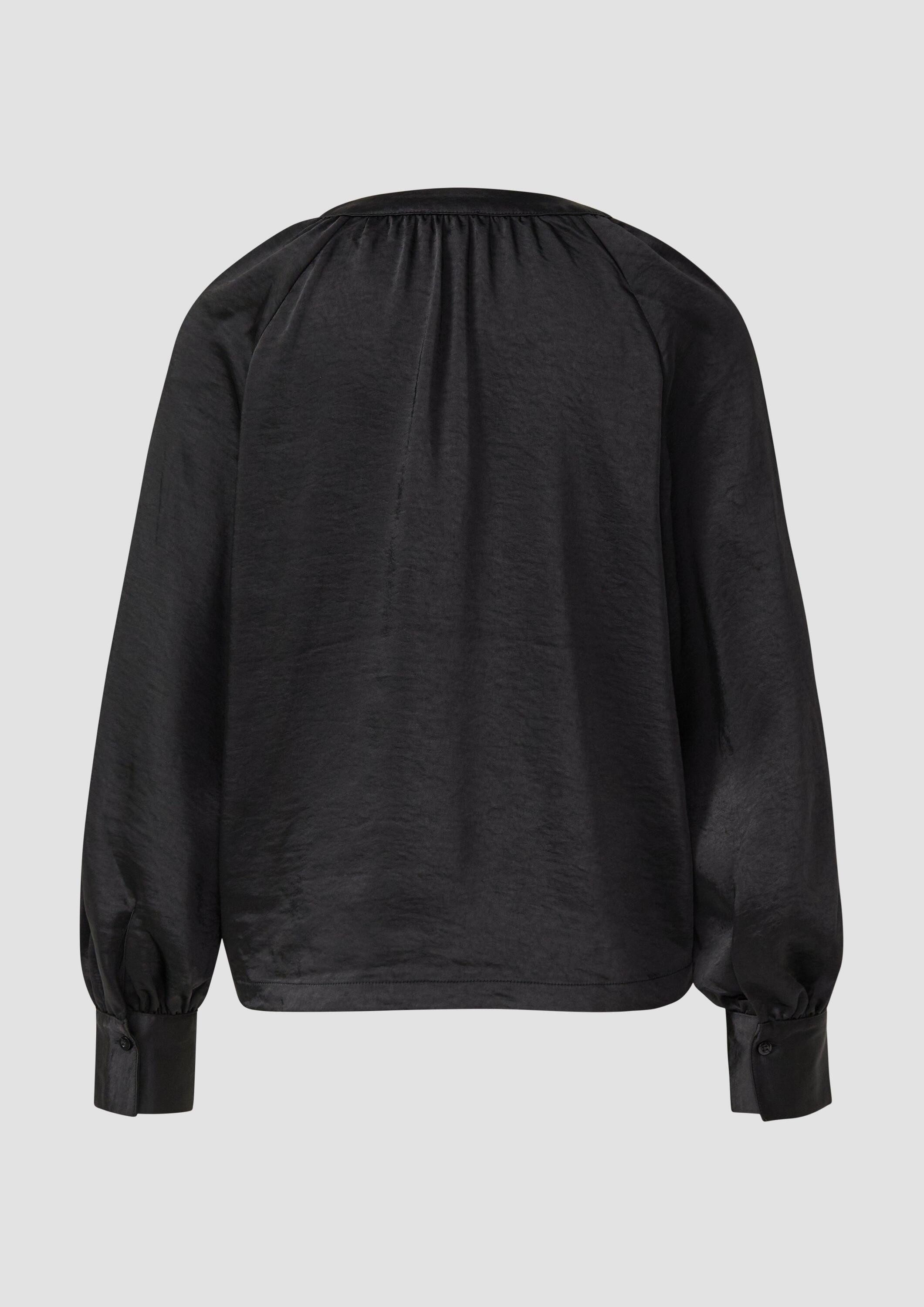 s.Oliver Langarmbluse Bluse Bluse aus Satin günstig online kaufen