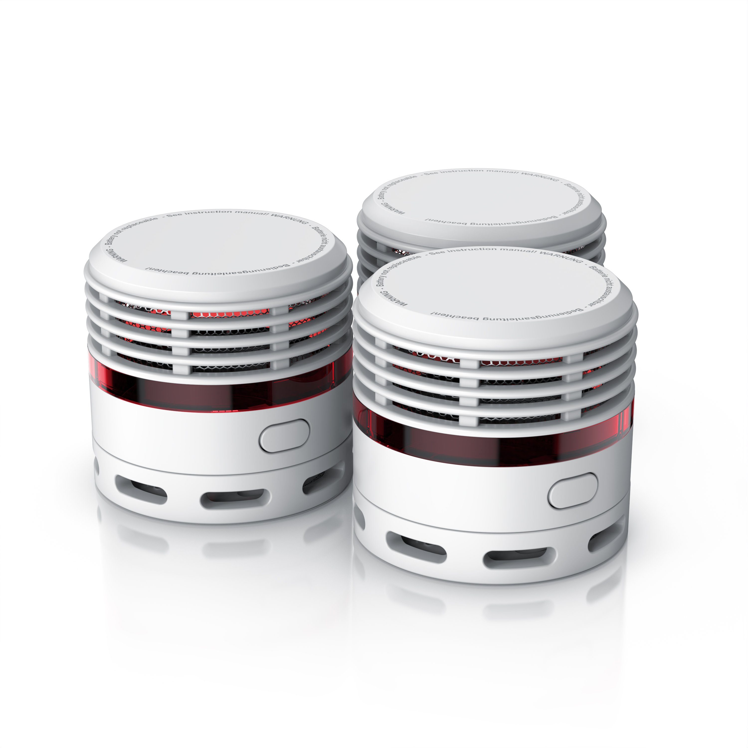 Brandson Детектор дыма (10 Jahre Batterie, Lautstärke 85 db, LED, Prüftaste, TÜV Zertifiziert)
