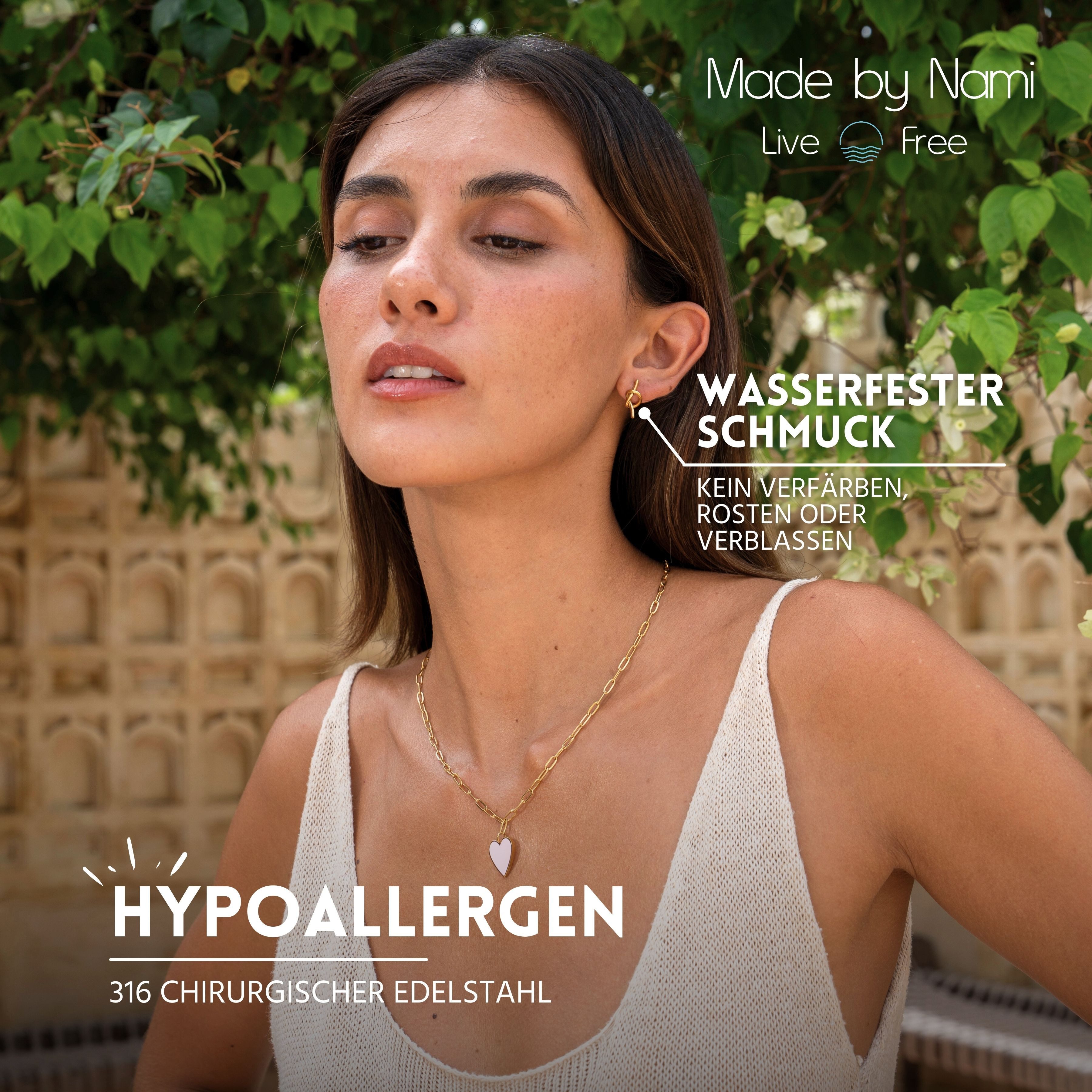 Made by Nami Ohrstecker-Set Knoten Gold oder Silber Ohrringe Damen aus Chir günstig online kaufen