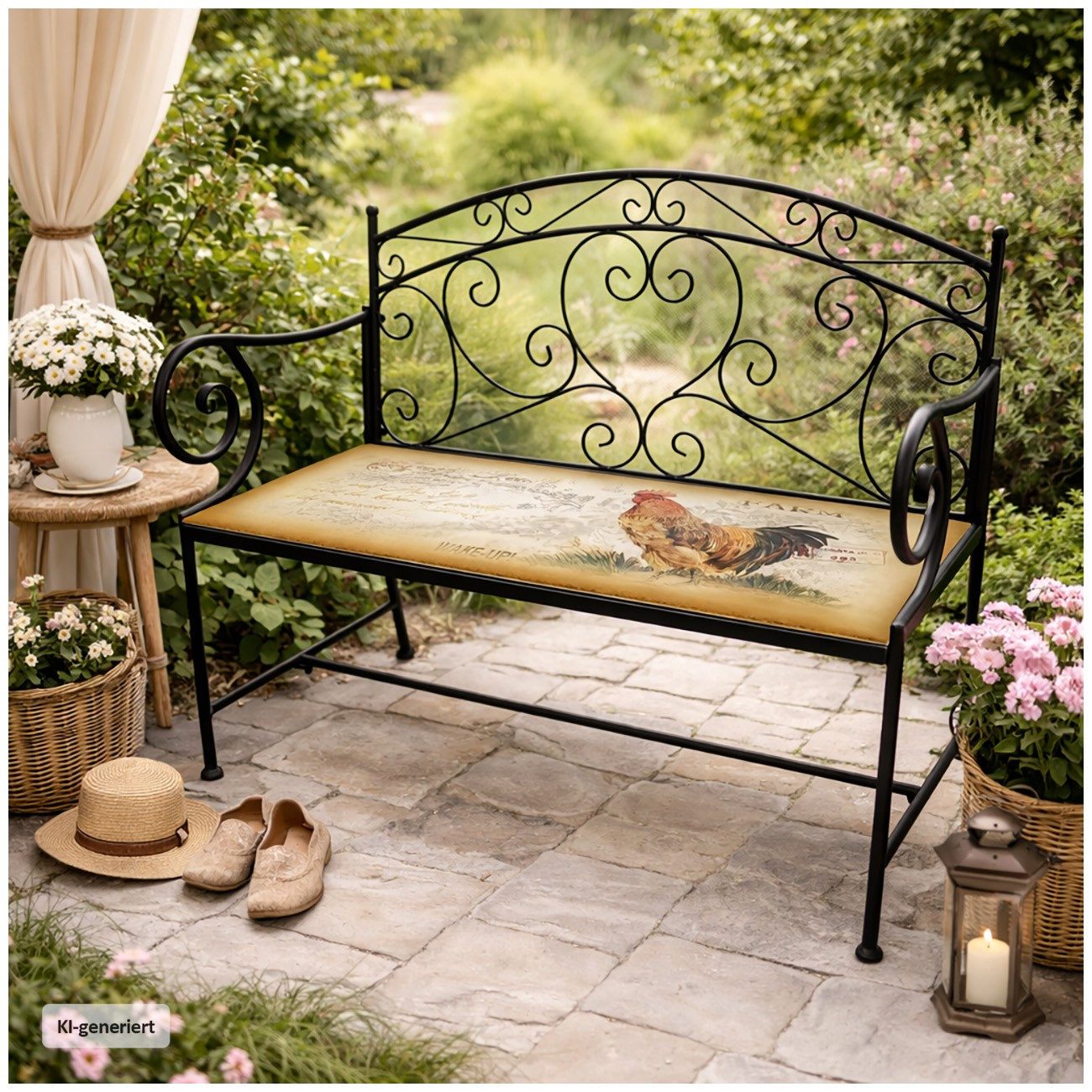 Vintage Garten Sitzbänke kaufen » Vintage Gartenbänke