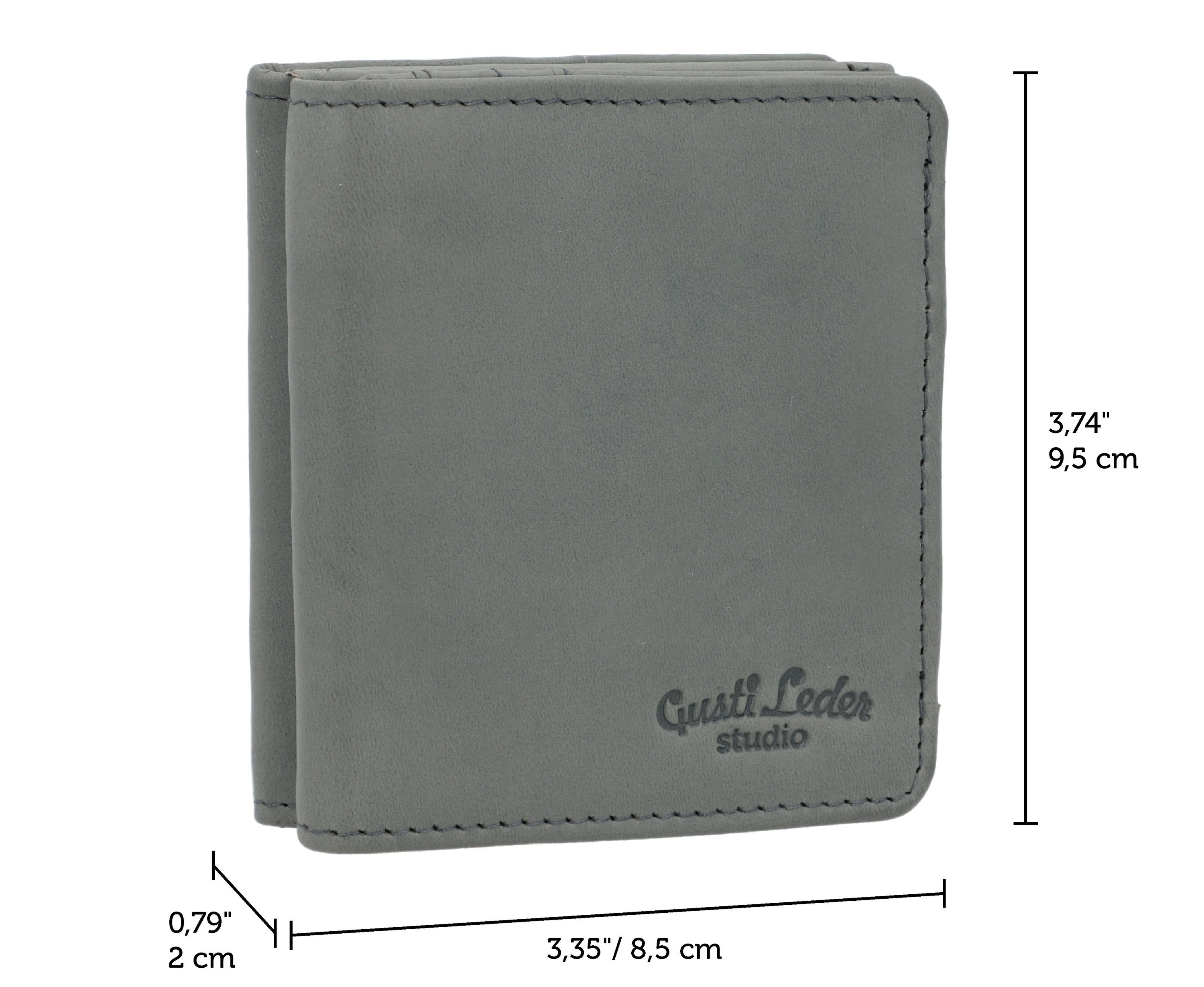 Gusti Leder Geldbörse Gusti Leder Geldbörse Samuel (Hochformat, 1-tlg., Hochformat)