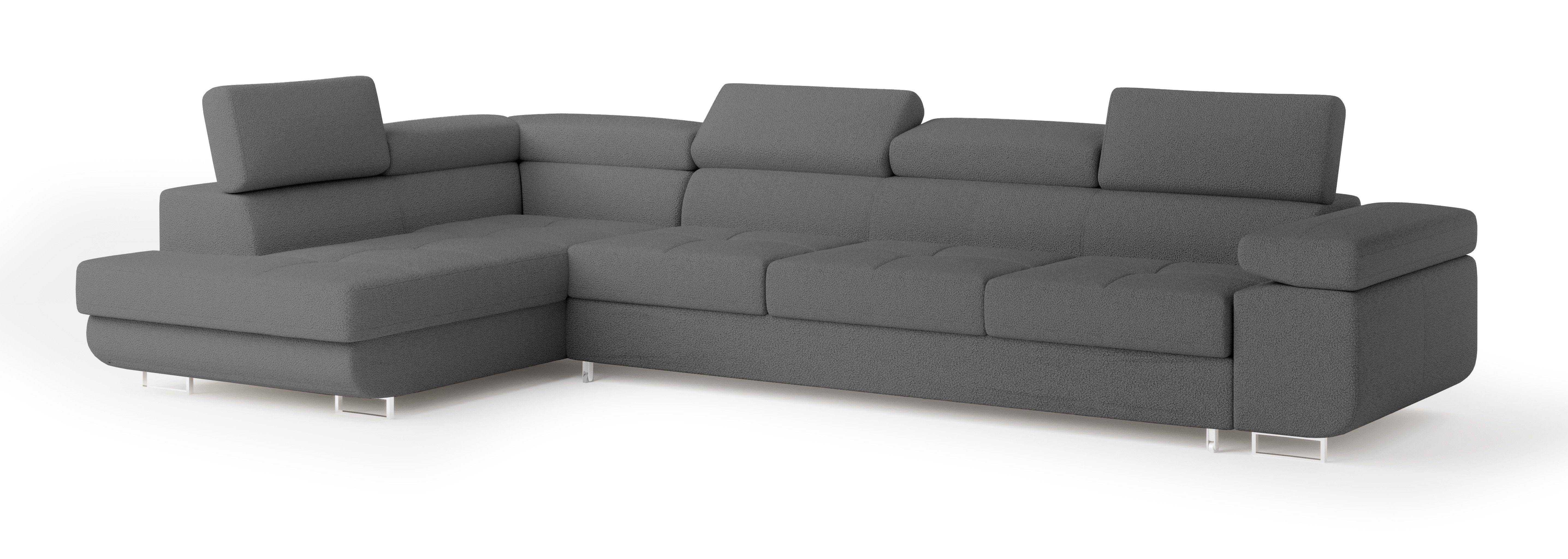 Masseno Ecksofa VICENTE mit Schlaffunktion L-Form, günstig online kaufen