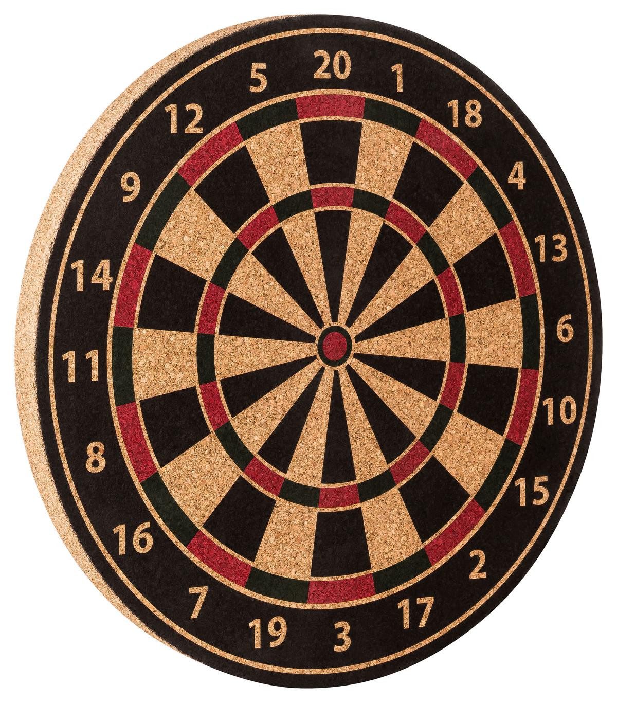 Kork-Deko.de Dartscheibe Dartscheibe Dartboard aus Presskork mit dem Durchmesser 45cm