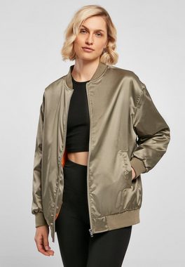 URBAN CLASSICS Anorak Urban Classics Damen Ladies Oversized Satin Bomber Jacket (1-St)