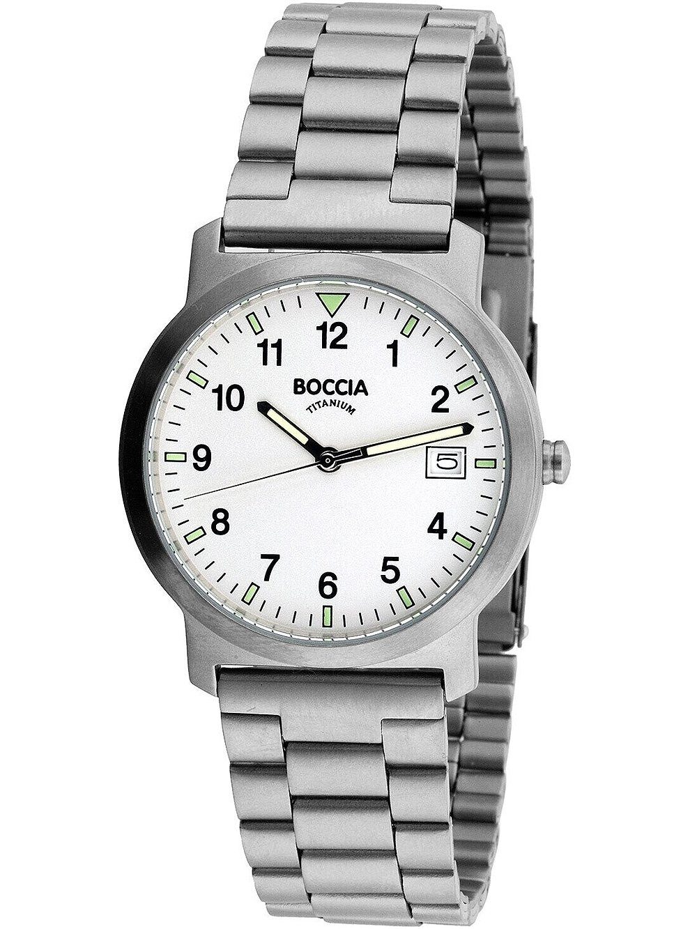 Quarzuhr Boccia 3630-02 Herrenuhr Titanium 37mm 5ATM Boccia 3630-02 Herrenuhr Titanium 37mm 5ATM