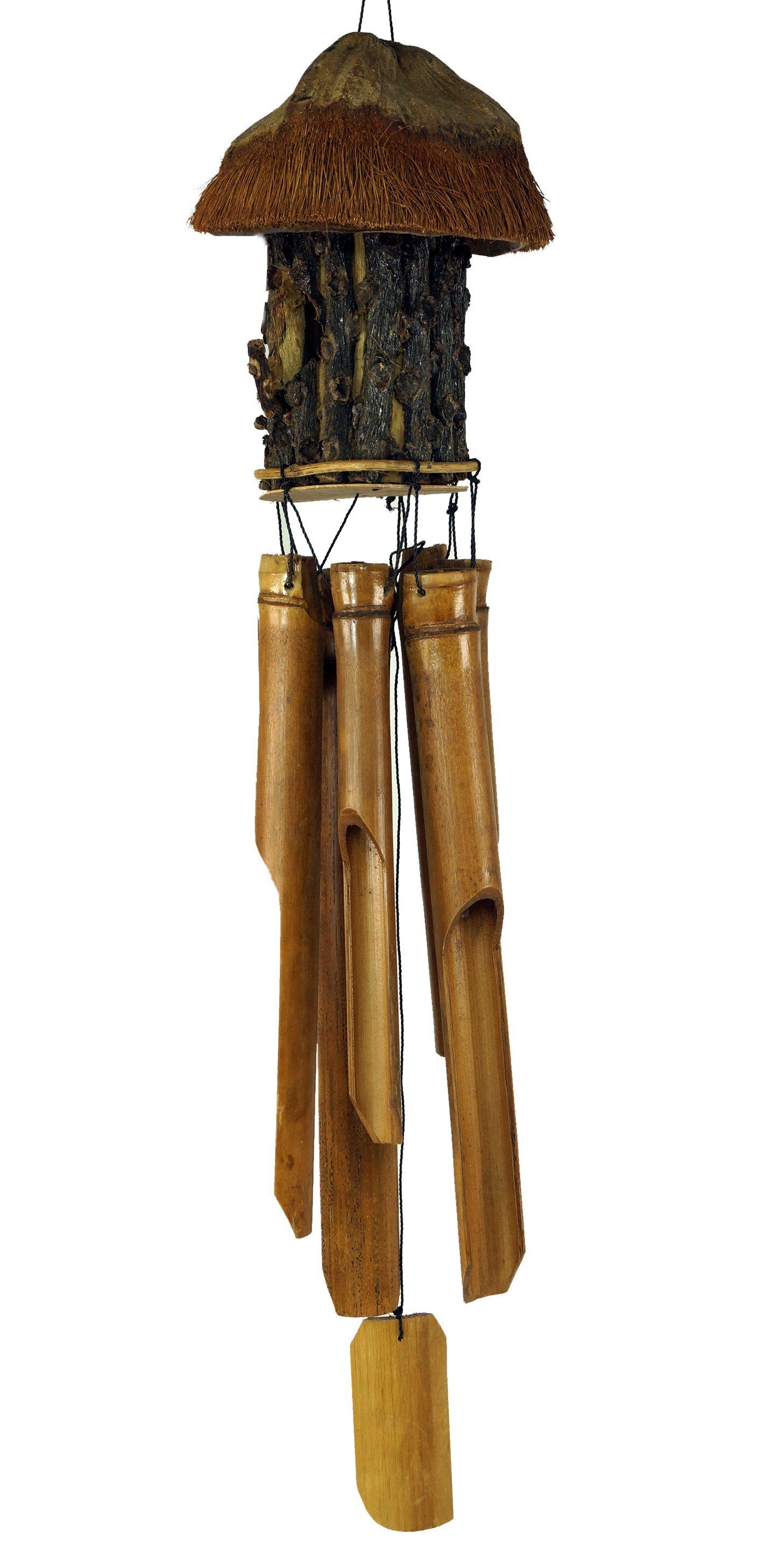 Windspiel Exotisches Bambuswindspiel, Klangspiel -..