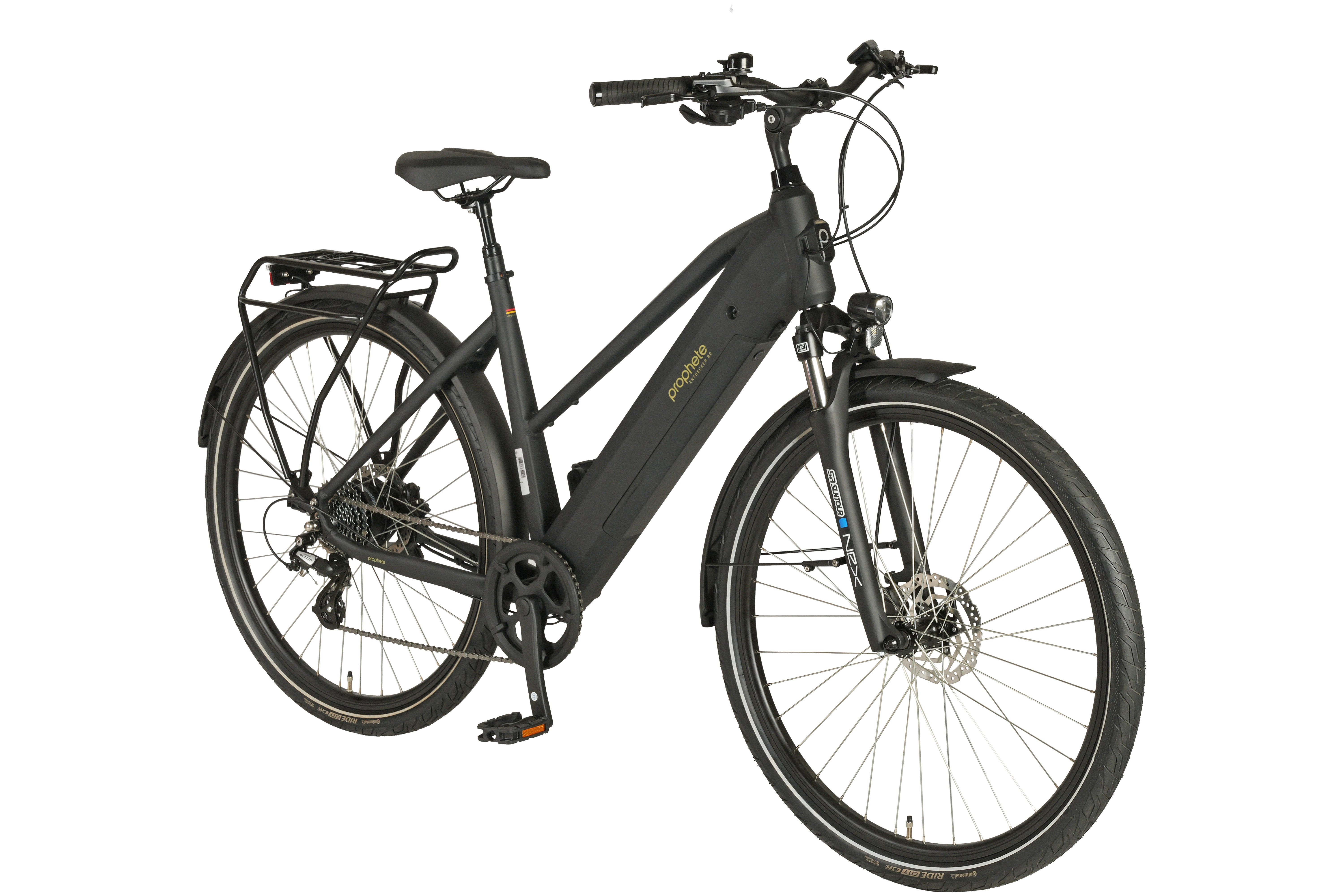 Prophete E-Bike Trekkingrad Entdecker 2.0, 8 Gang Shimano Altus Schaltwerk, Kettenschaltung, Heckmotor, 360 Wh