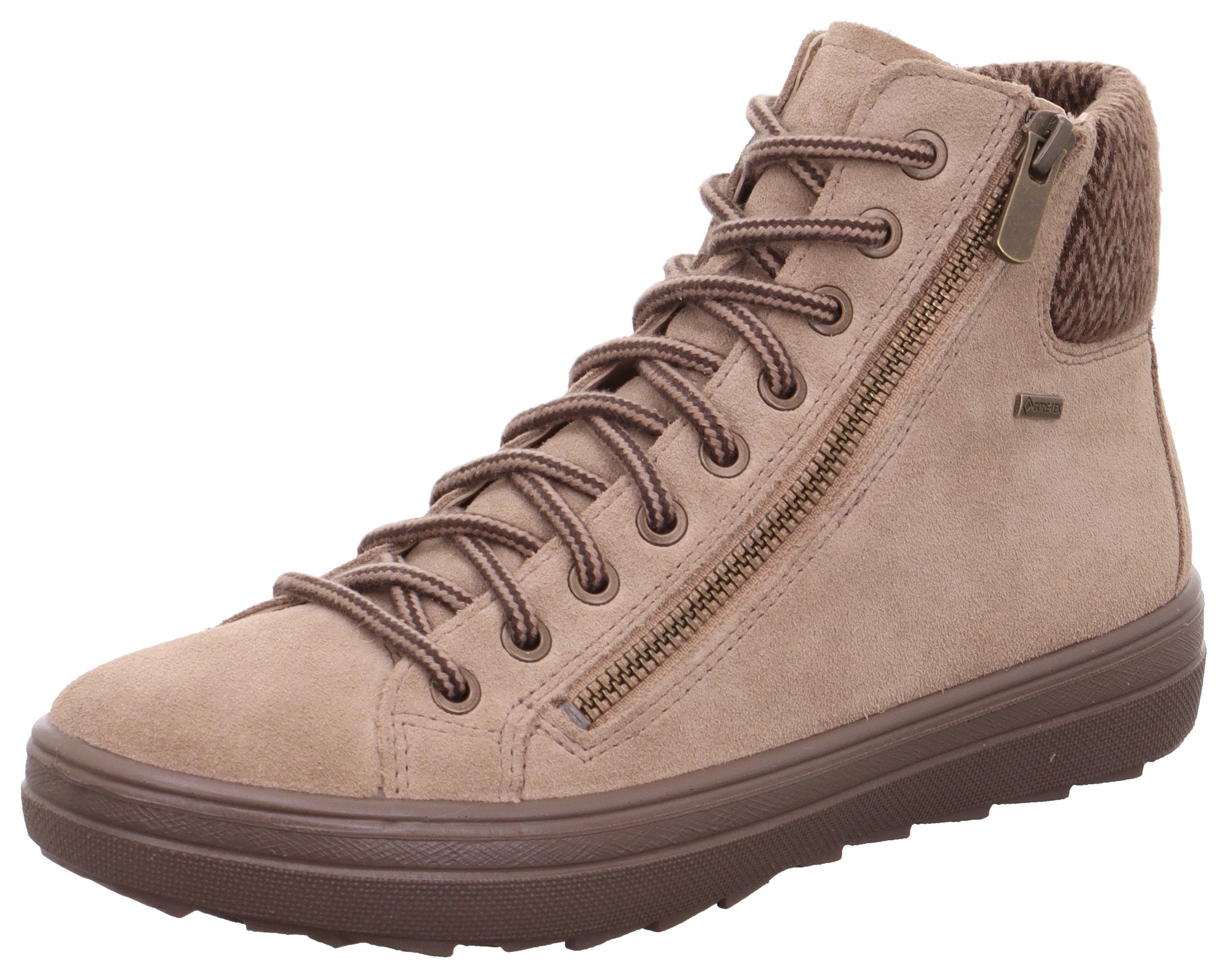 mit Legero Winterboots Schaftrand MIRA gepolstertem hellbeige