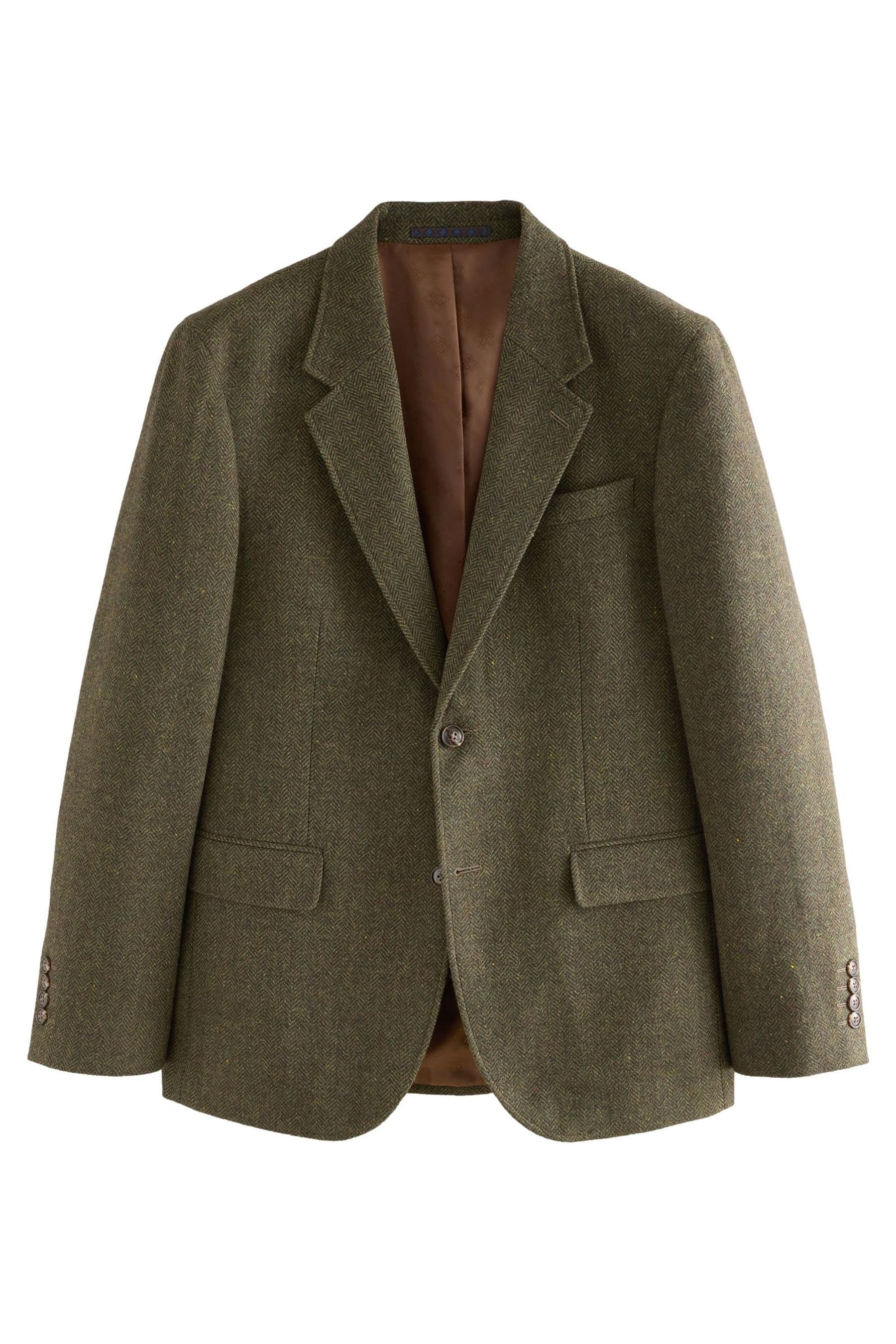 Sakko Slim Fit Anzugsakko mit Fischgrätmuster