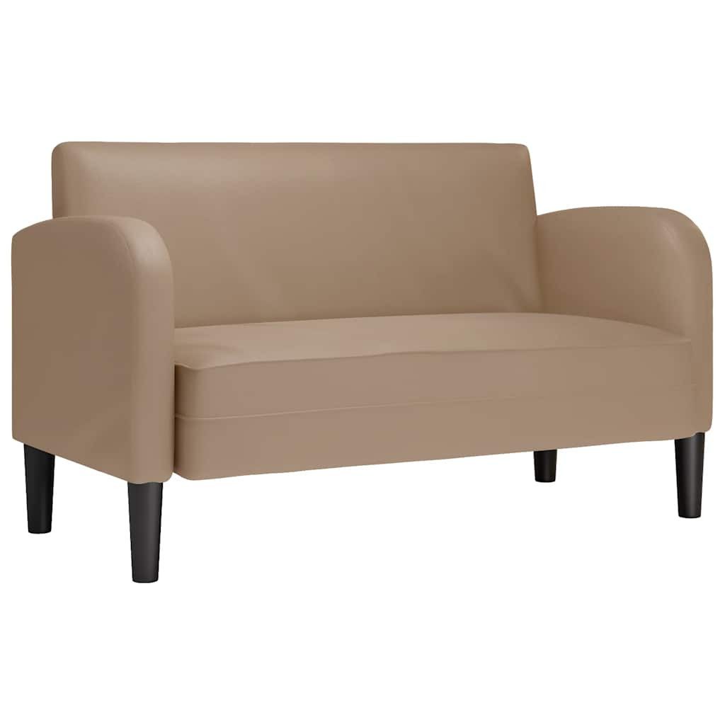 vidaXL Sofa Zweisitzer-Sofa Cappuccino-Braun 110 cm günstig online kaufen
