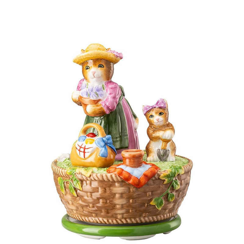 Hutschenreuther Dekofigur Spieluhr Ostern limitiert Gartenarbeit (1 St), Sammlerstück