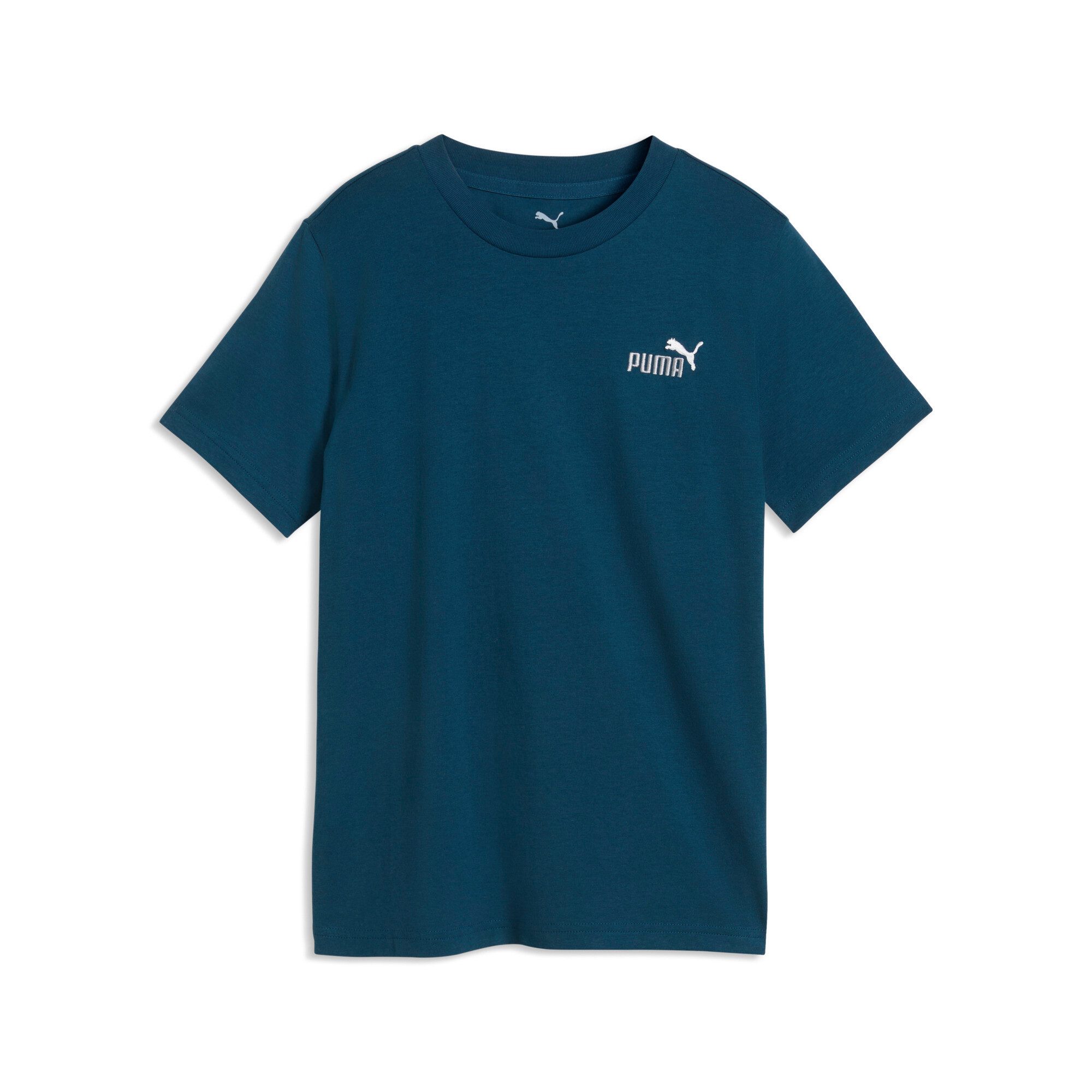 PUMA T-Shirt ESS 2 COLOR SMALL NO 1 LOGO TEE B mit Rundhalsausschnitt, Kurzarm, ohne Kapuze, mit gesticktem Logo
