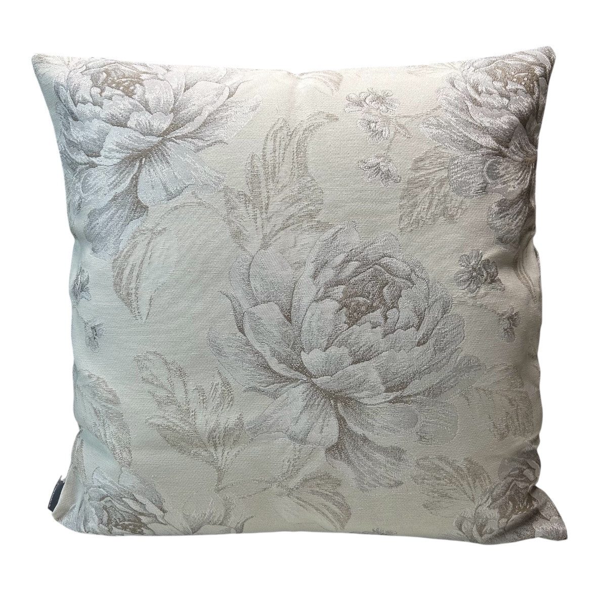 HOSSNER - HOMECOLLECTION Kissenbezug Kerstin natur, (1 Stück), Dekokissen bedruckt romantisch