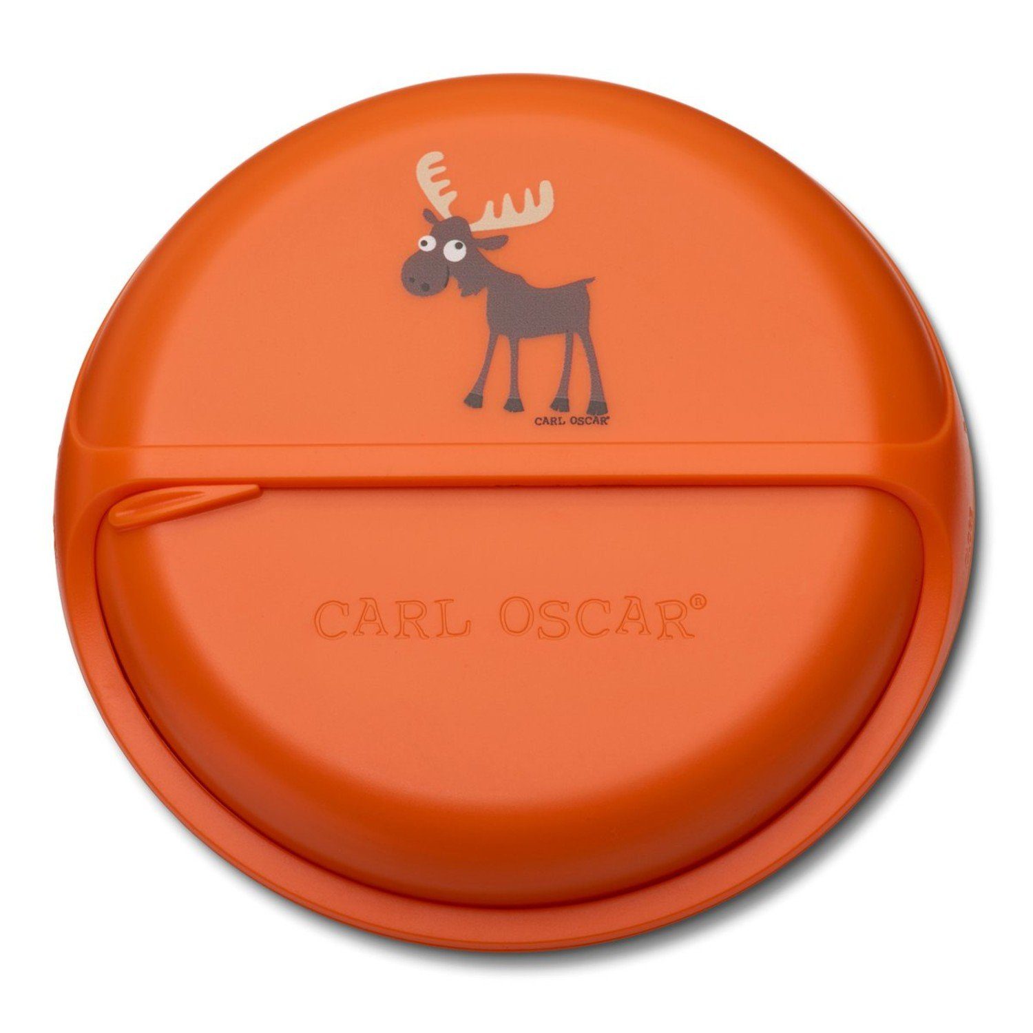 Elch Oscar Lunchbox orange, Kunststoff Carl BentoDISC Lunchbox
