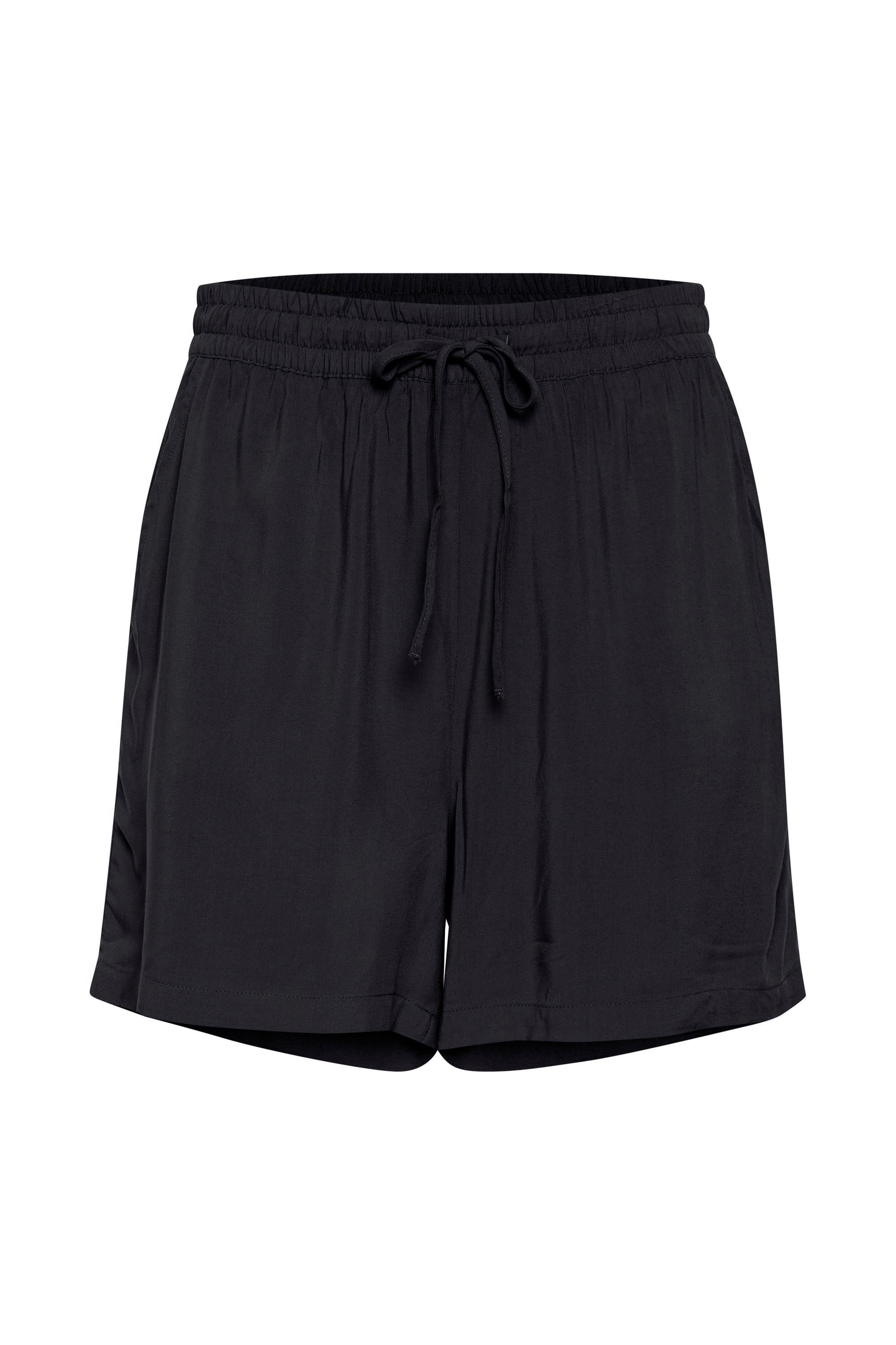 (200451) - BYMMJOELLA Black Muster SHORTS Shorts Luftige b.young 20809730 mit Shorts