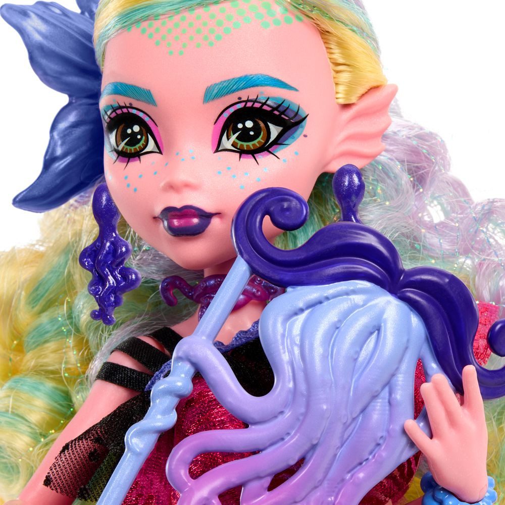 Mattel® Anziehpuppe Puppe Lagoona Blue Monster High Monsterball HNF71 Spiel-Set – Bild 4 von 5