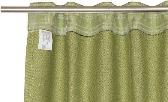 Esprit Vorhang Canvas (1 St), verdeckte Schlaufen, blickdicht, Maßanfertigung