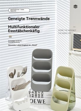 RefinedFlare Wandregalhalter Küchen-Essstäbchen-Eimer, multifunktionaler, transparenter Essstäbchen-Käfig